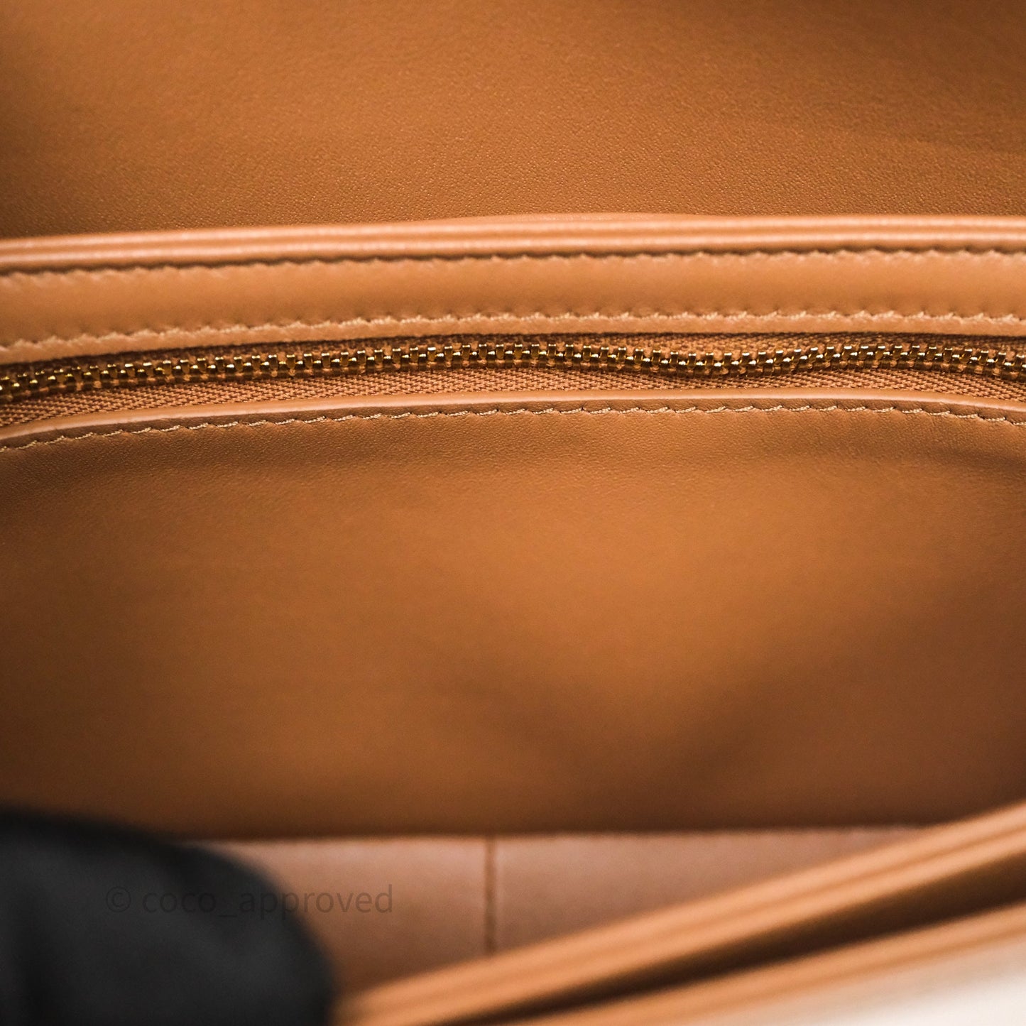 Celine Teen Triomphe Bag Shiny Calfskin Brown