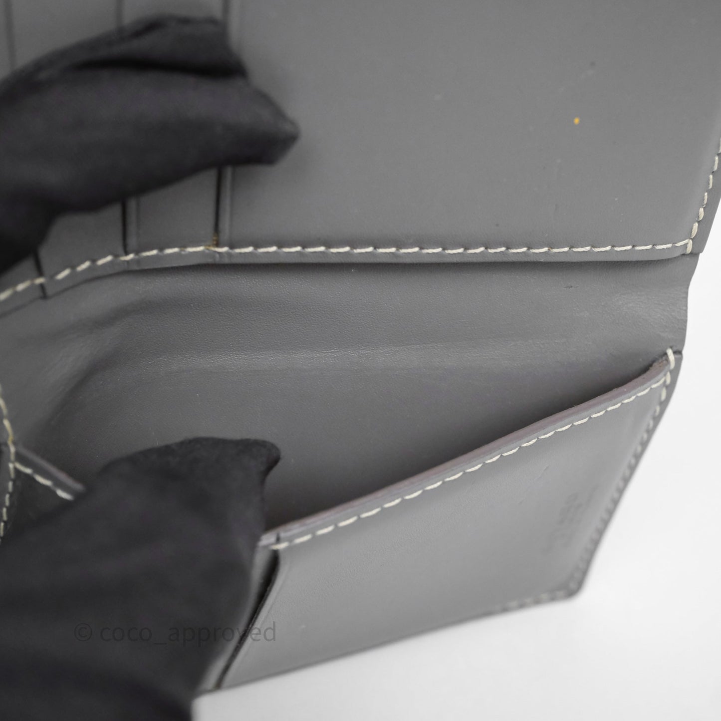 Goyard Saint Pierre Card Wallet Grey Goyardine