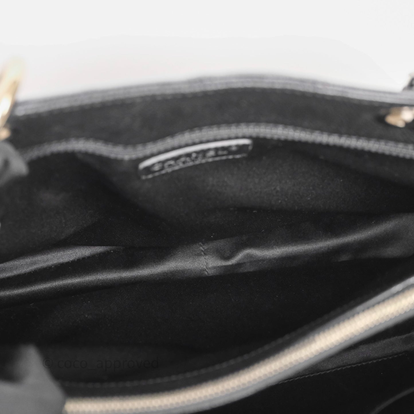Chanel GST Black Caviar Silver Hardware