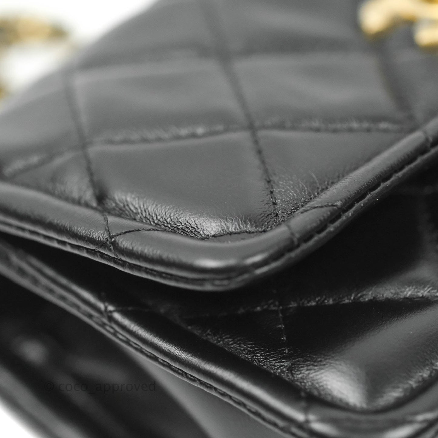 Chanel Clutch With Chain (O-purse-vanity With Chain) Black