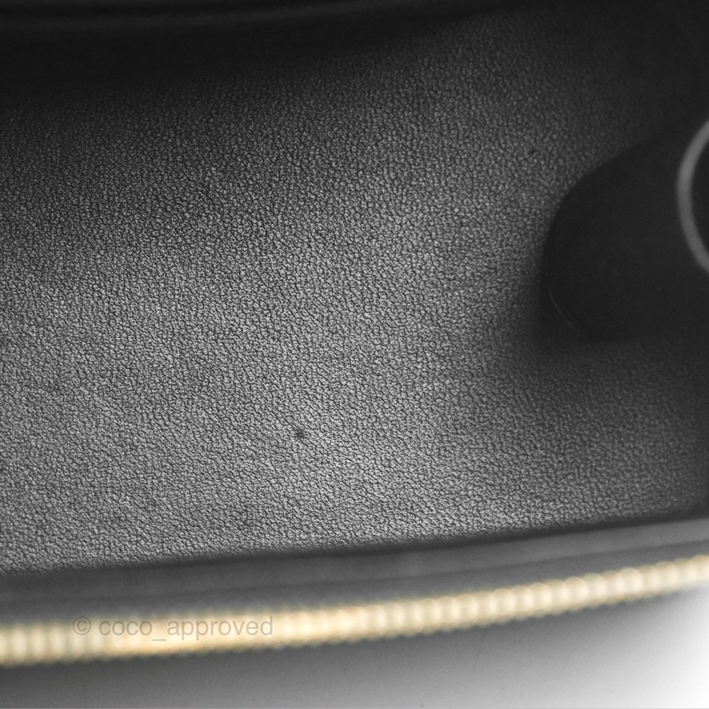 Chanel All Slide Vanity with Adjustable Chain Black Lambskin Aged Gold Hardware