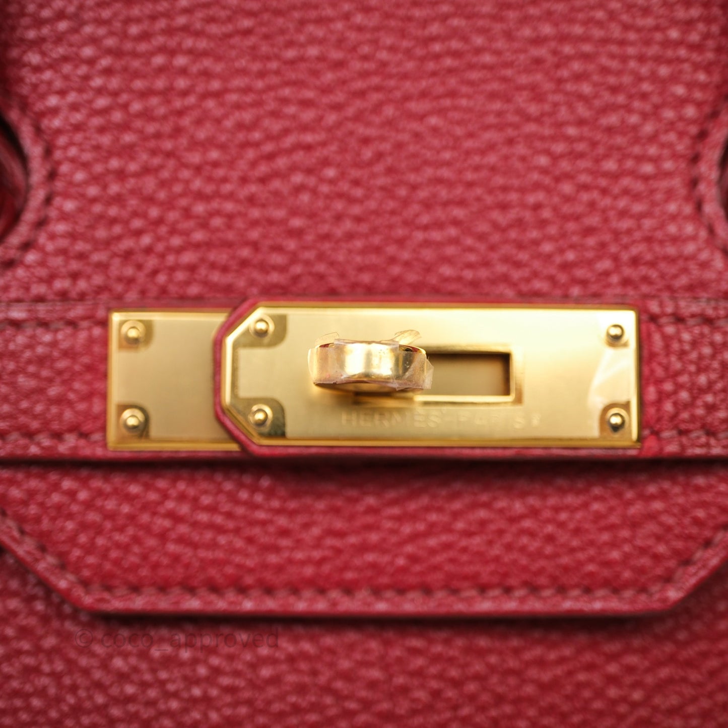 Hermès Birkin 35 Red Togo Gold Hardware