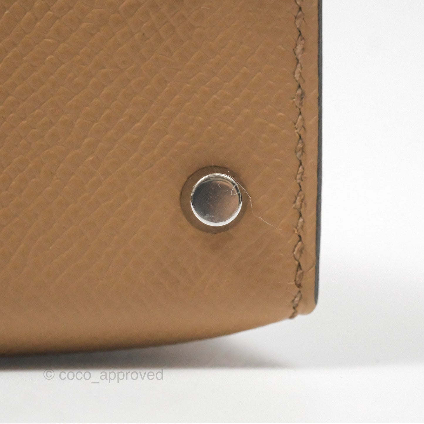 Hermès Mini Kelly II Chai 0M Epsom Palladium Hardware