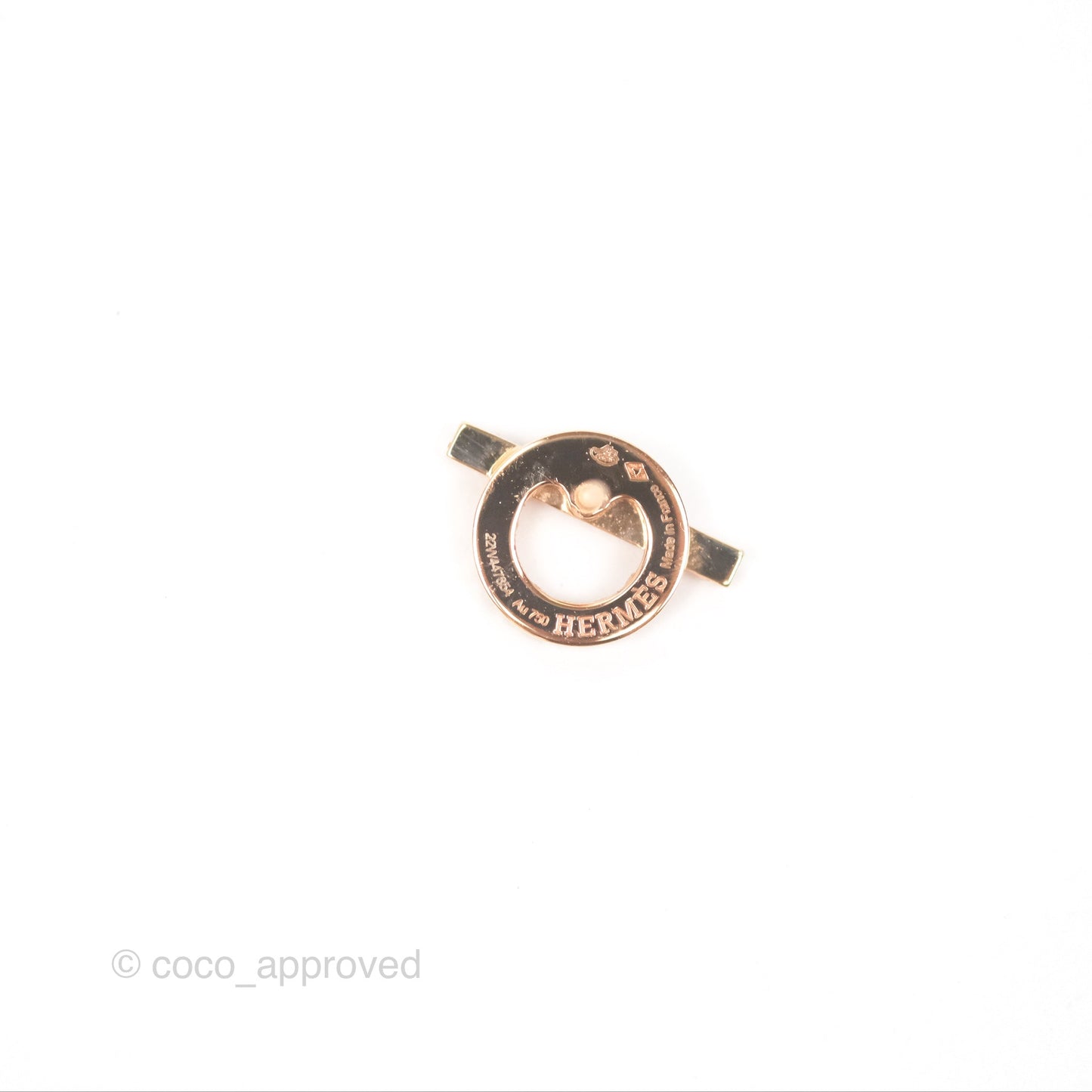 Hermès Boutons d'oreilles Finesse Earrings Rose Gold Diamonds