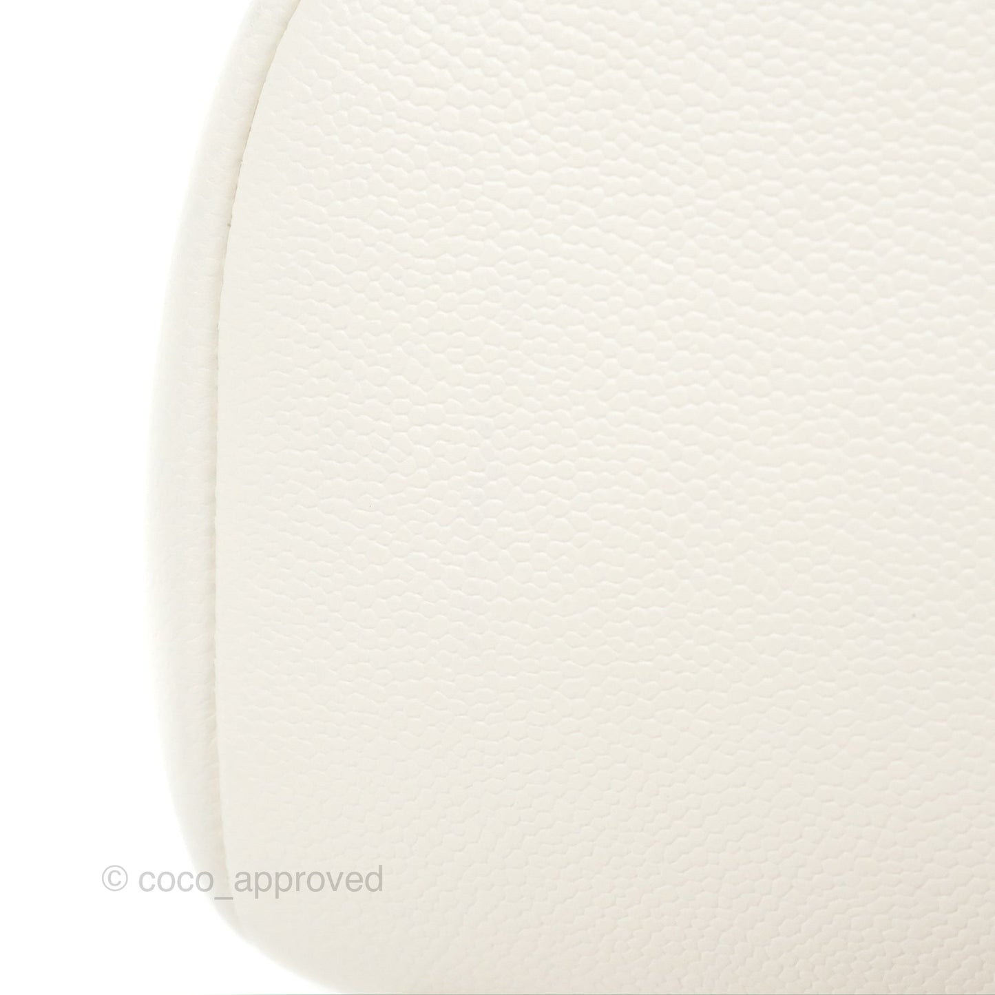 Chanel Mini Business Affinity Backpack White Caviar Gold Hardware 22B