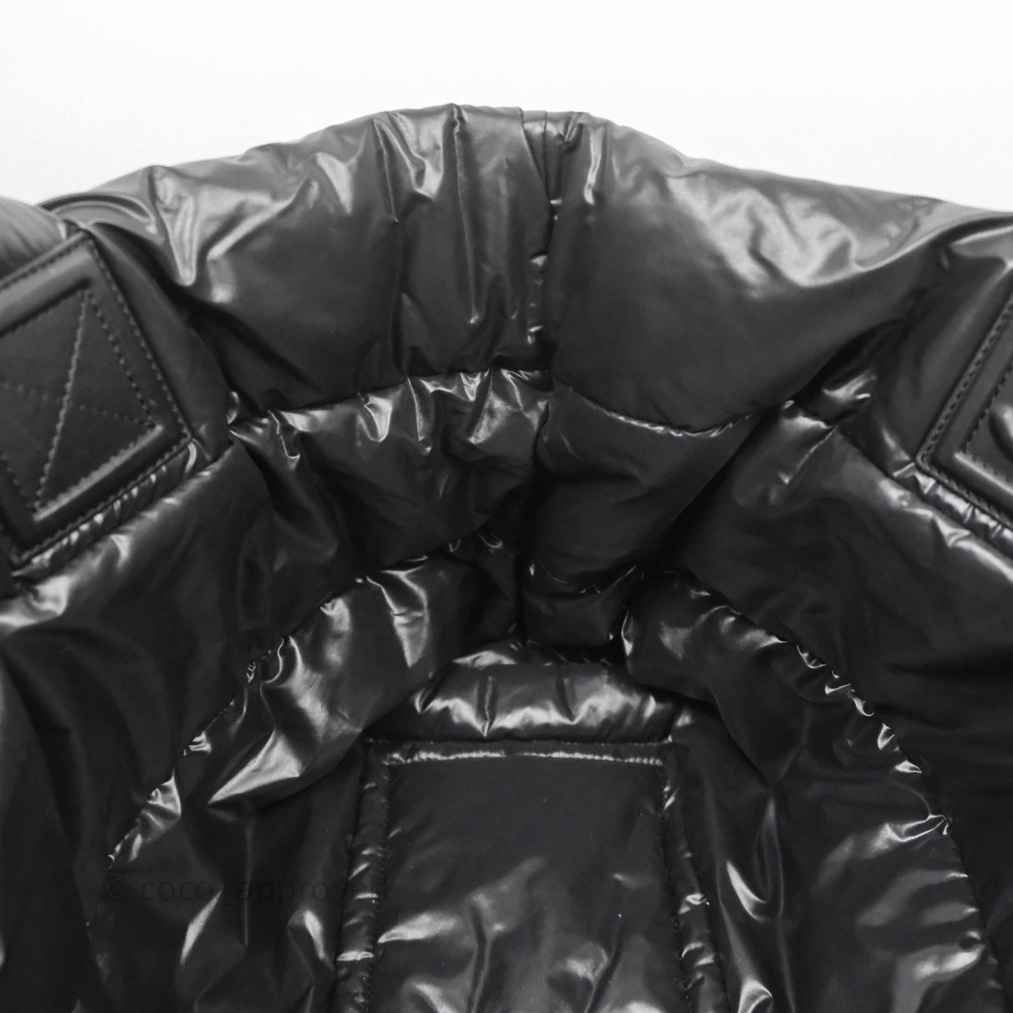 Chanel Nylon Quilted Medium Coco Cocoon Reversible Tote Black