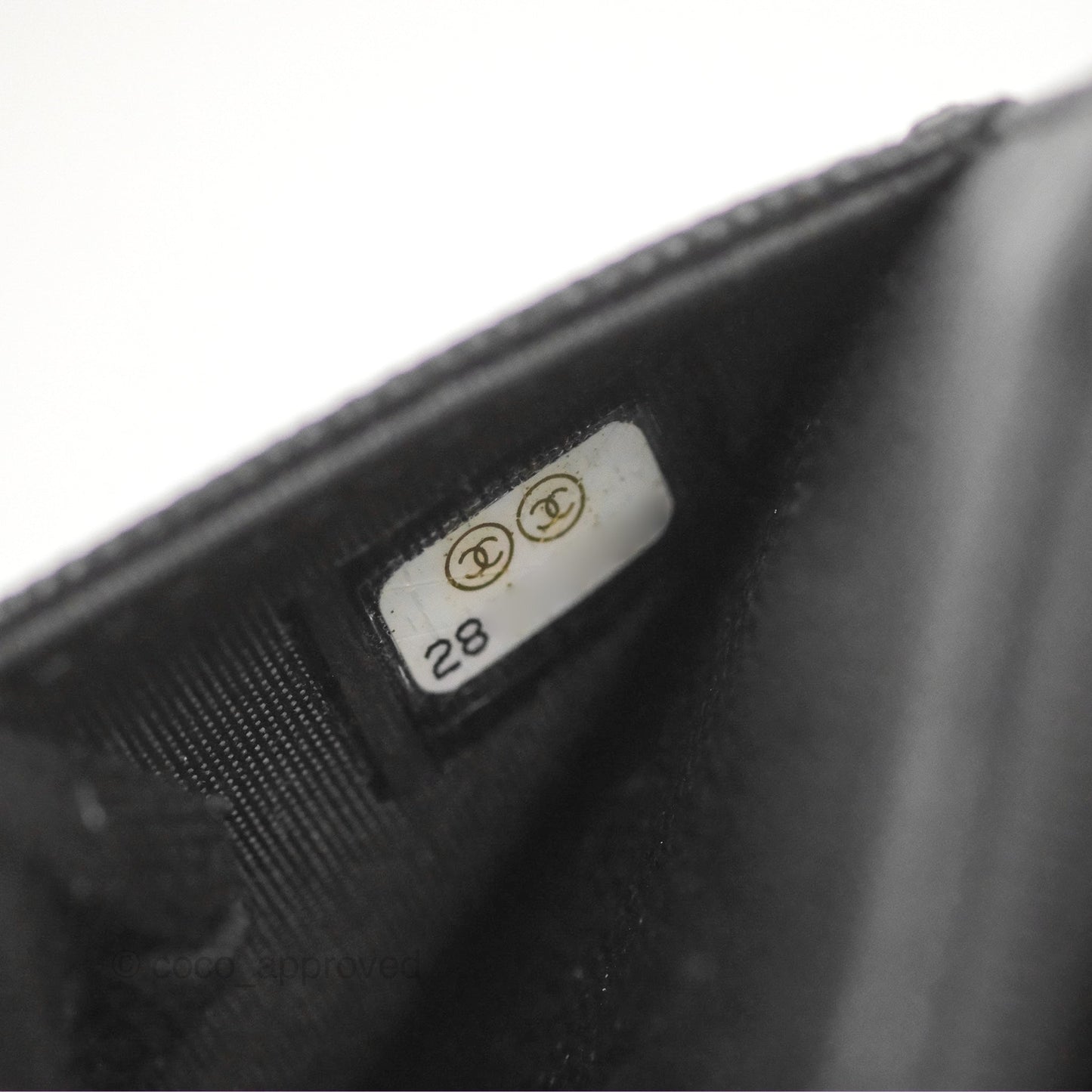 Chanel Mademoiselle WOC Black Caviar Gold Hardware