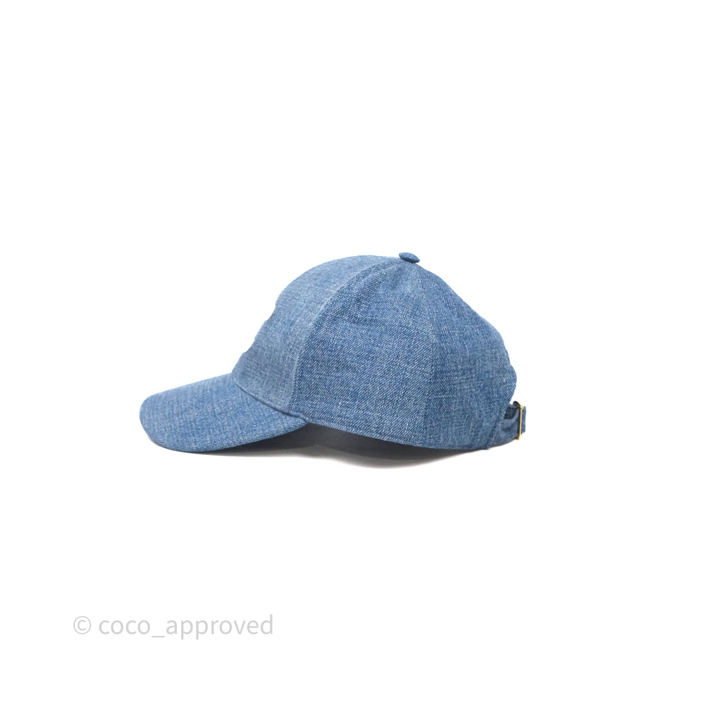 Celine Baseball Cap Cotton Triomphe Denim