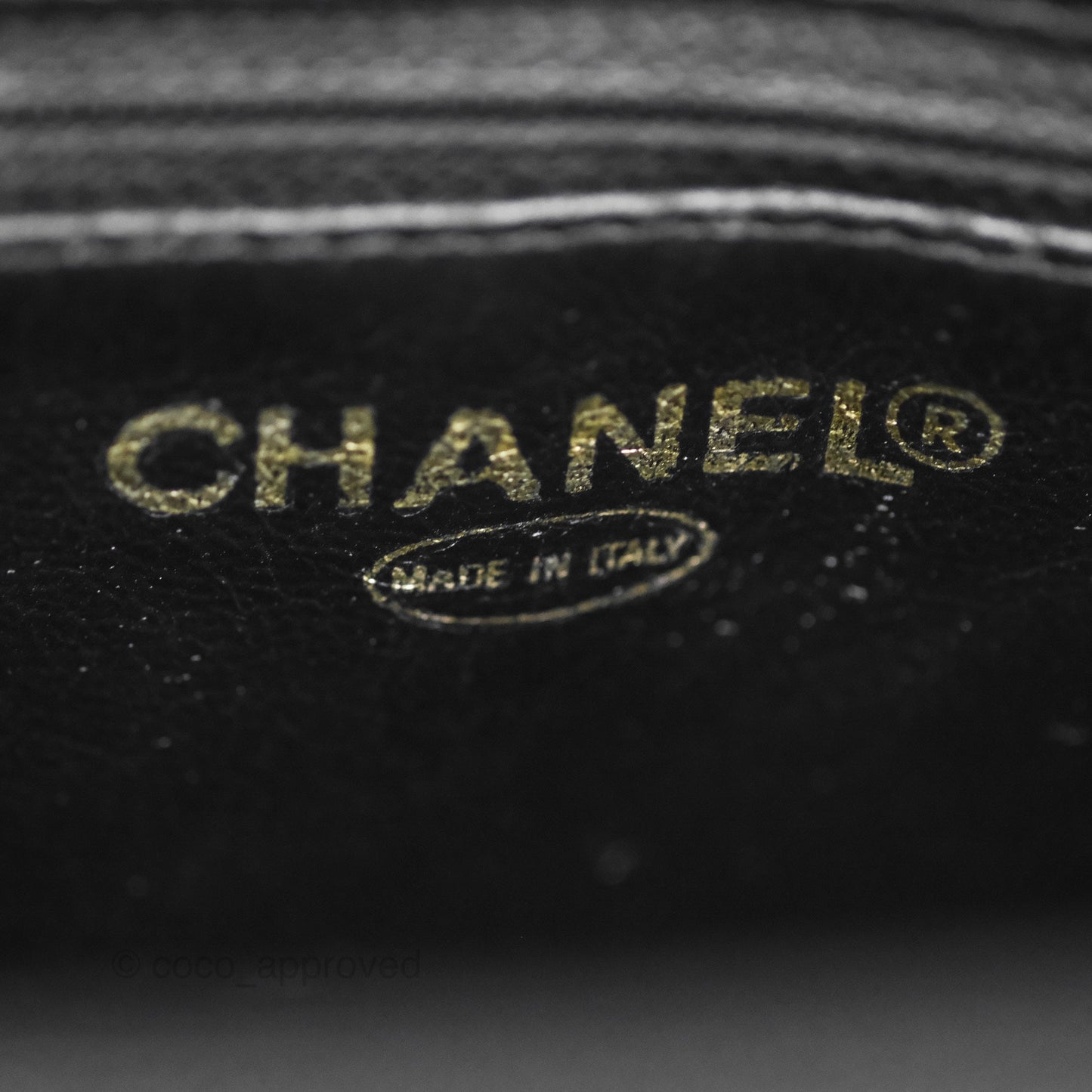 Chanel Vintage Medallion CC Black Caviar Tote Bag Gold Hardware