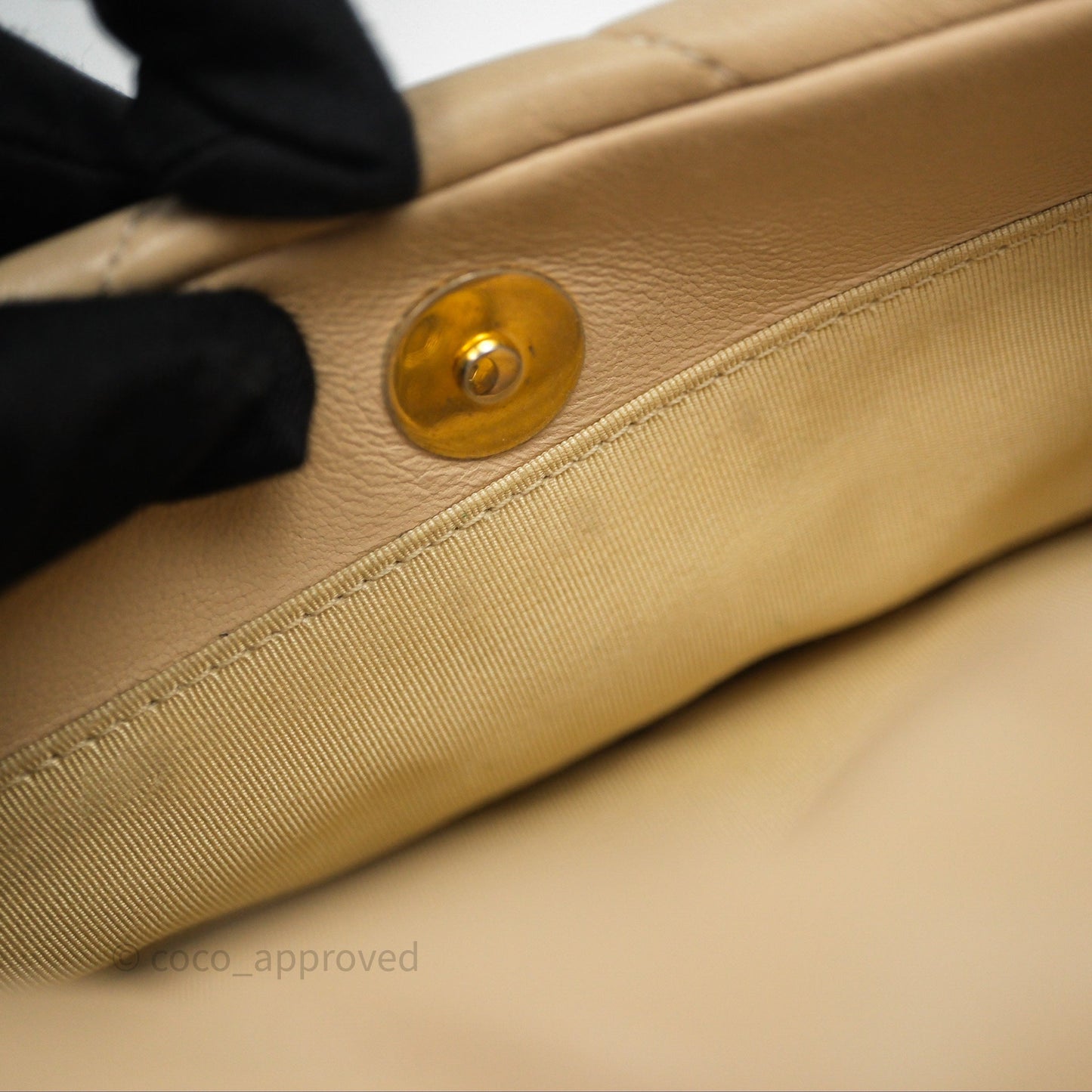 Chanel 19 Small Beige Mixed Hardware