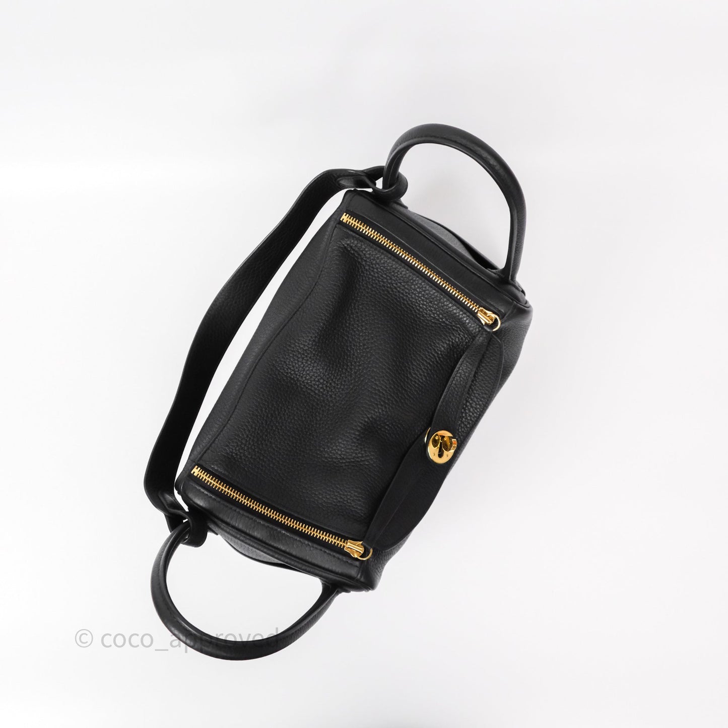 Hermès Lindy 30 Black Noir 89 Clemence Gold Hardware