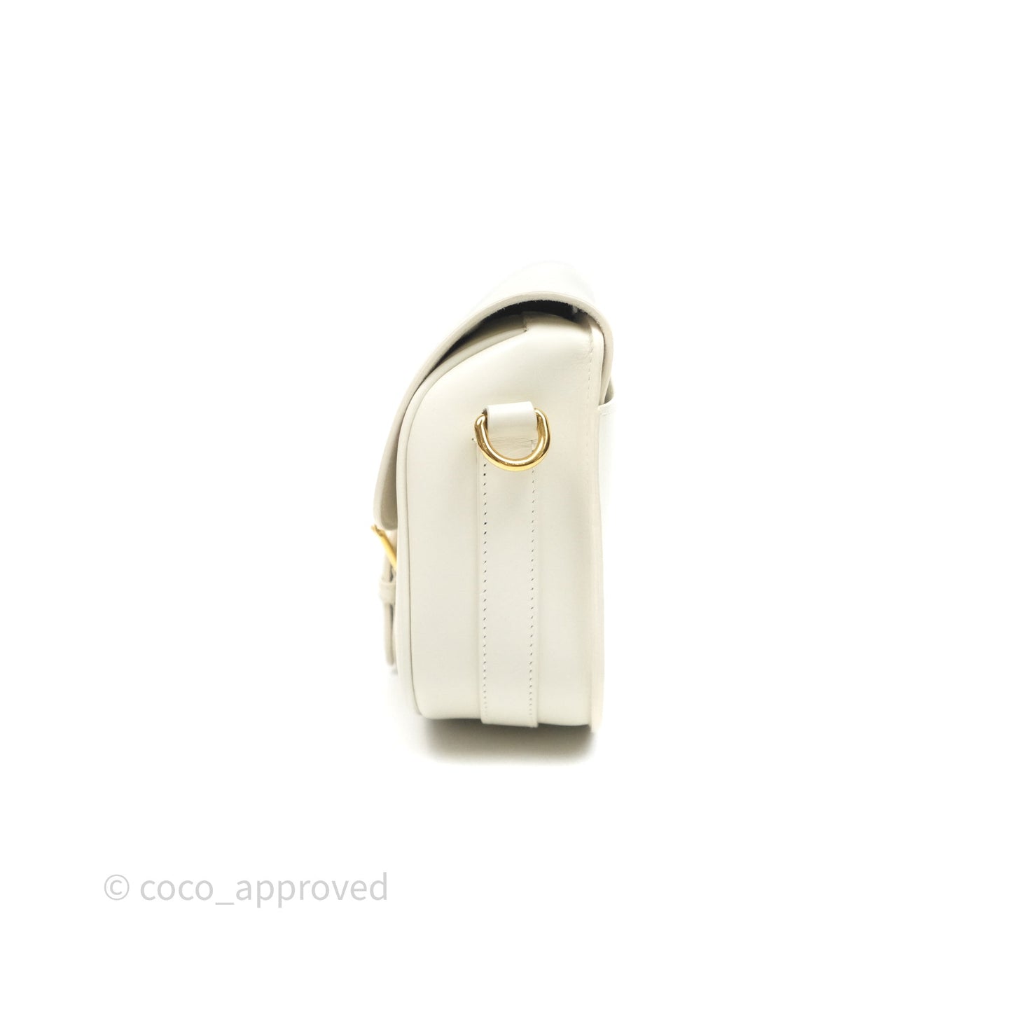 Christian Dior Medium Bobby Flap White Box Calfskin