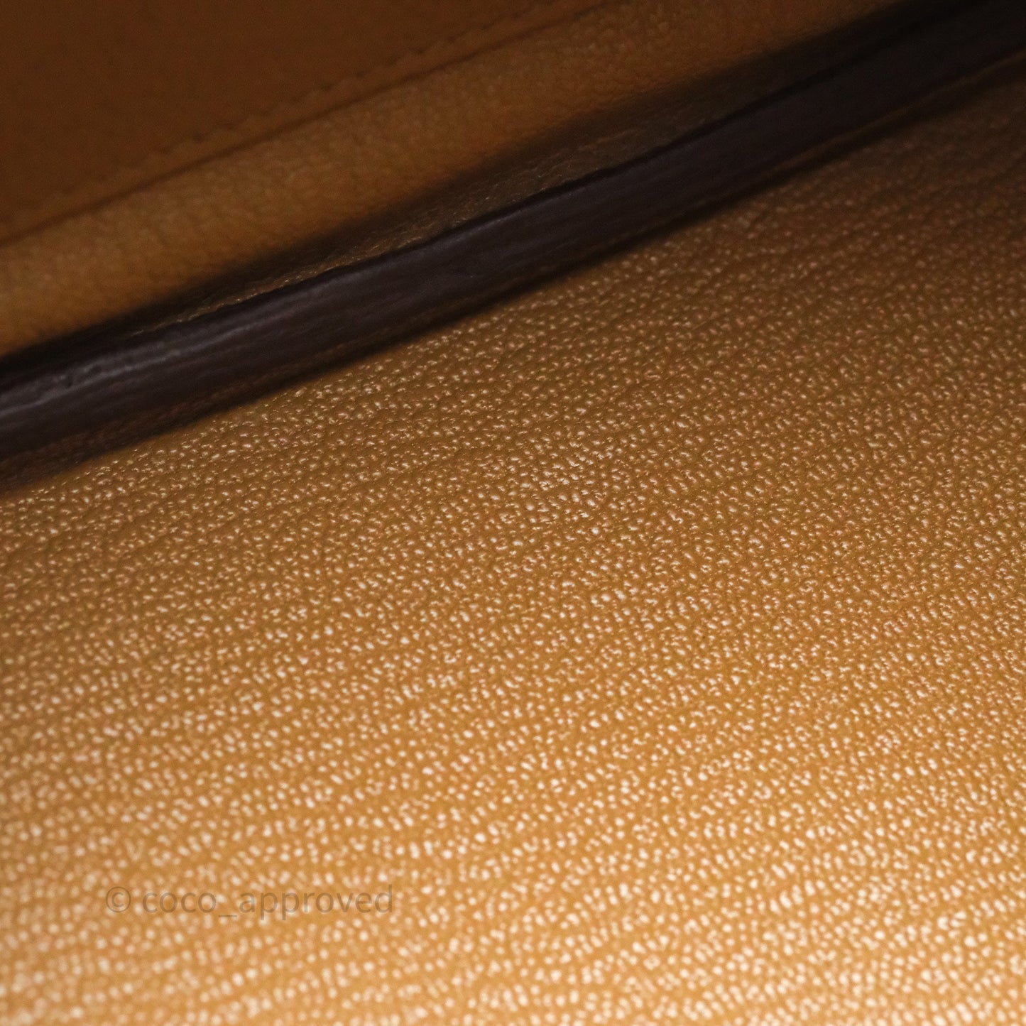 Hermès Birkin 25 Retourne Biscuit 4B Togo Gold Hardware