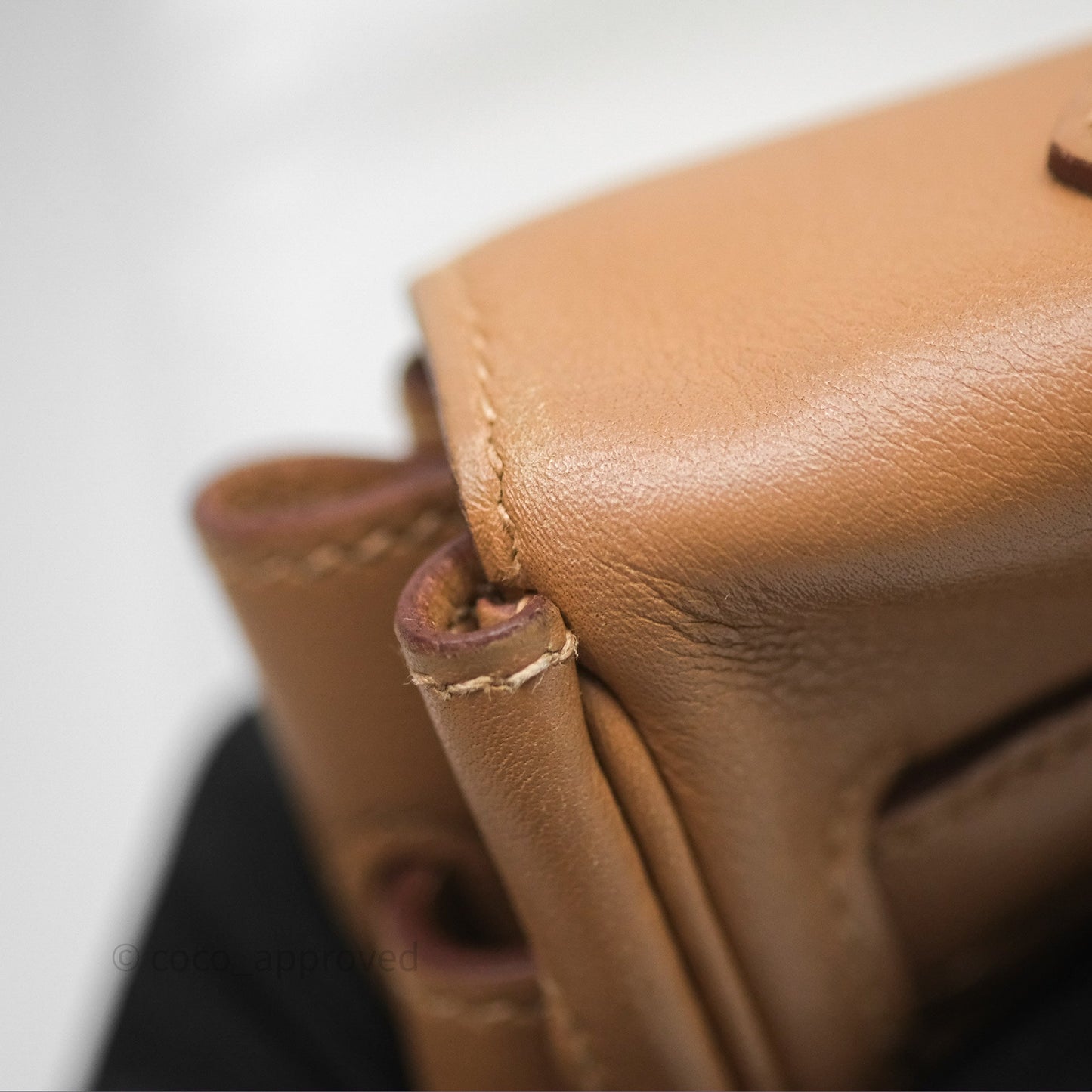 Hermès Kelly 35 Retourne Chai 0M Evercolor Palladium Hardware