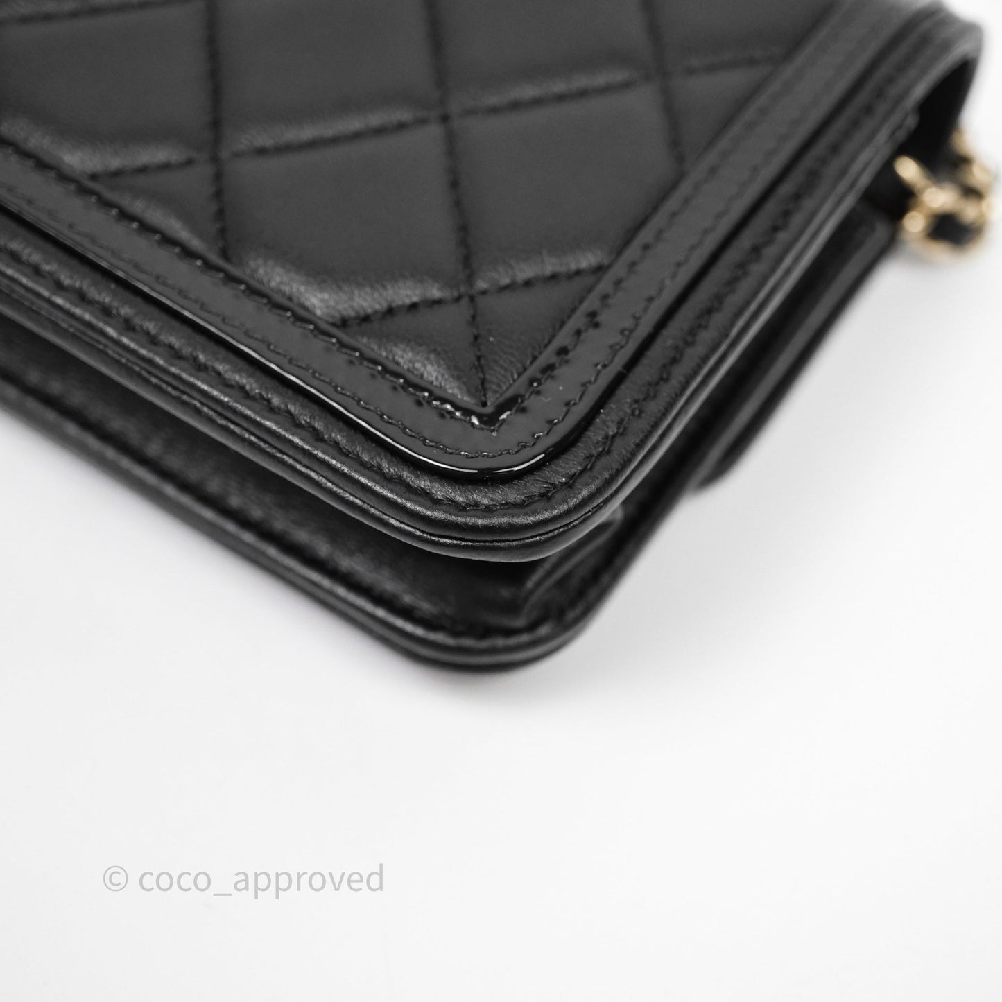 Chanel Mini Flap Bag Black Lambskin Gold Hardware