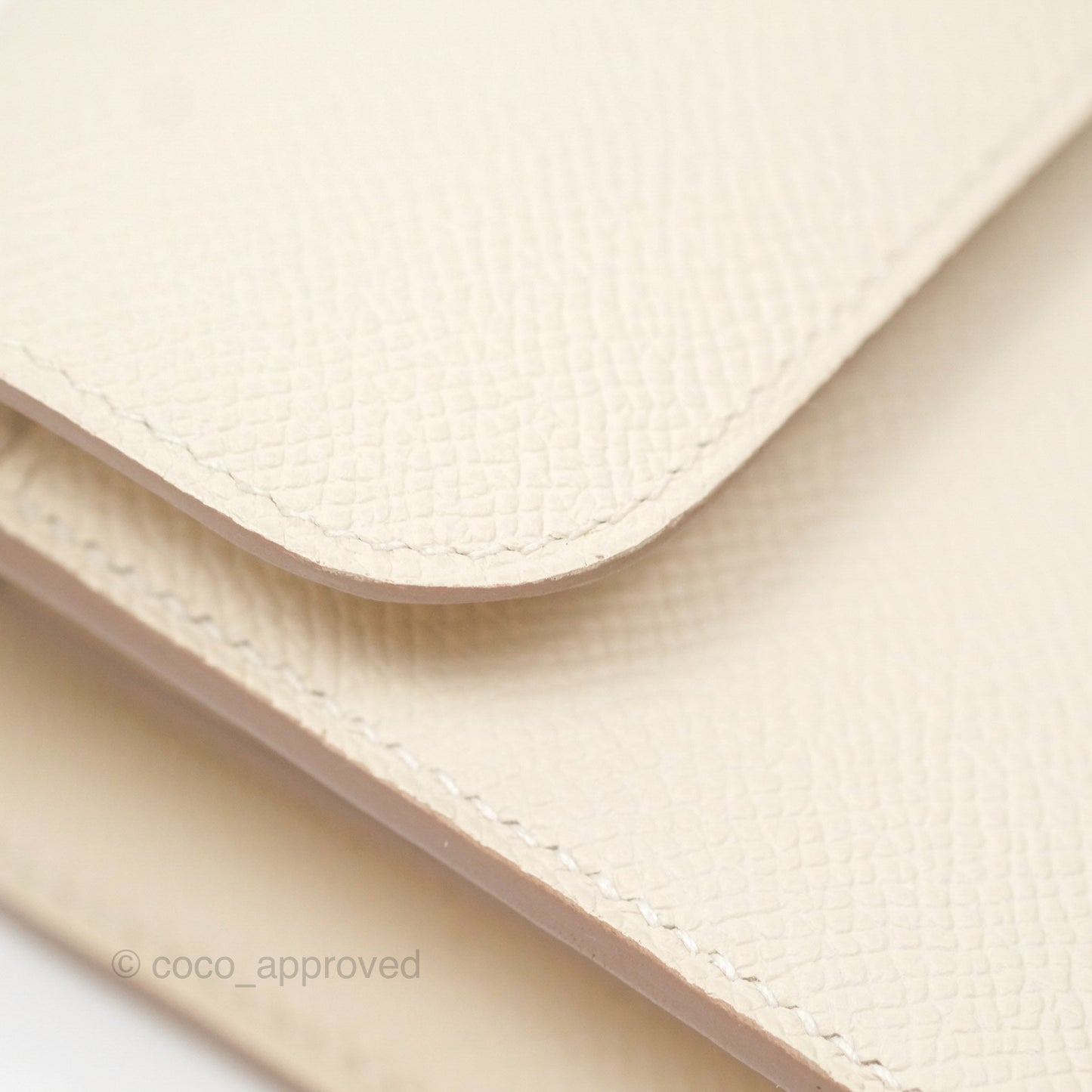 Hermès Constance Long To Go Wallet Craie 10 Epsom Gold Hardware