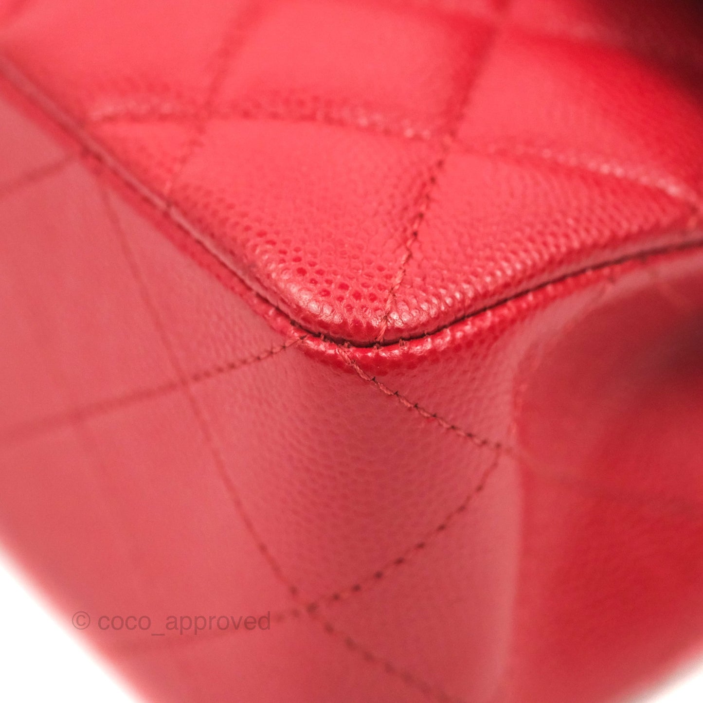 Chanel Classic Small S/M Flap Red Caviar Gold Hardware
