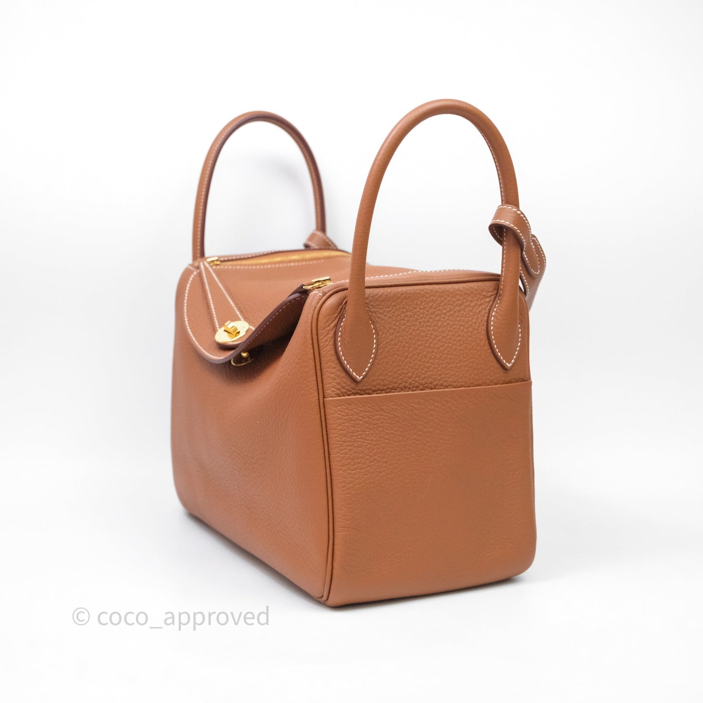 Hermès Lindy 30 Gold 37 Clemence Gold Hardware