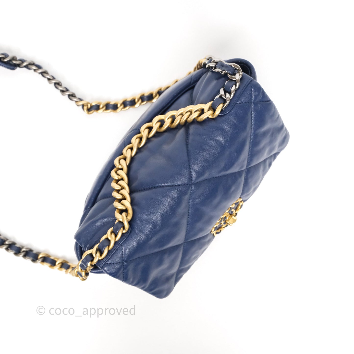 Chanel 19 Small Navy Mixed Hardware