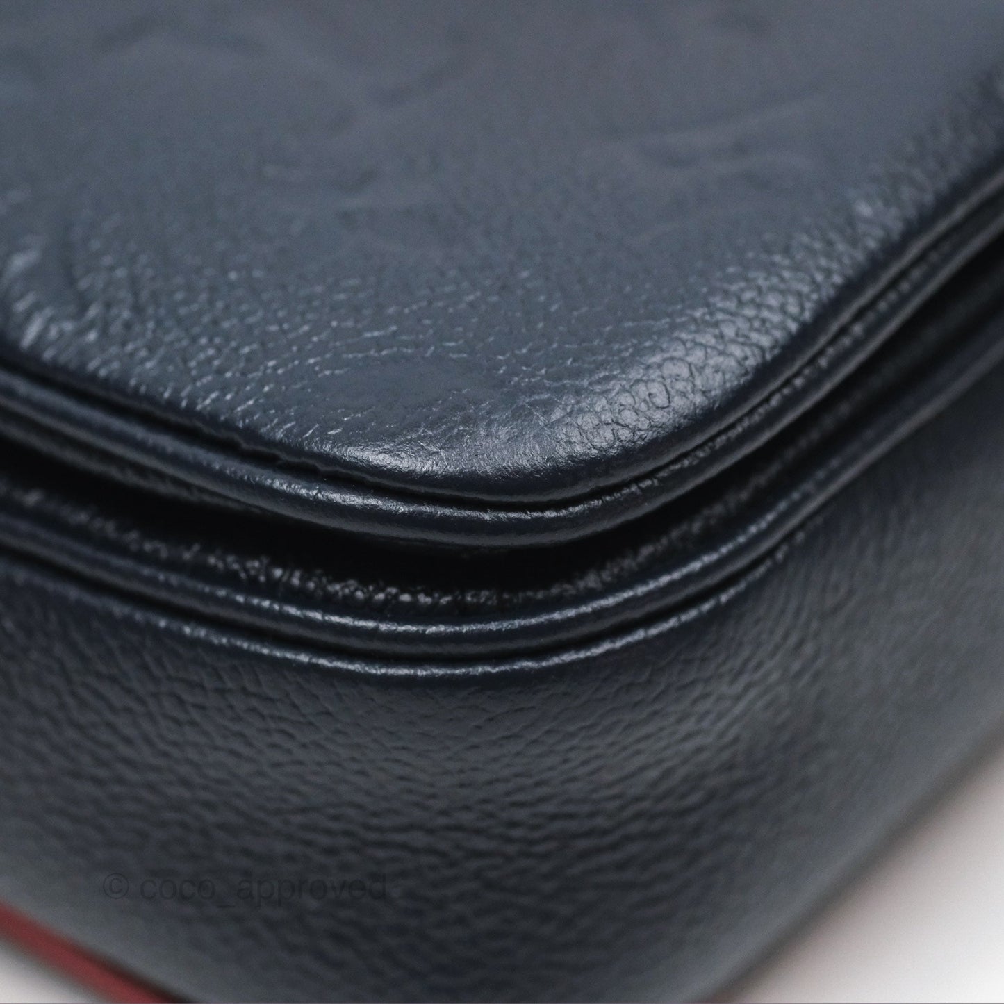 Louis Vuitton Empreinte Pochette Metis Marine Rouge