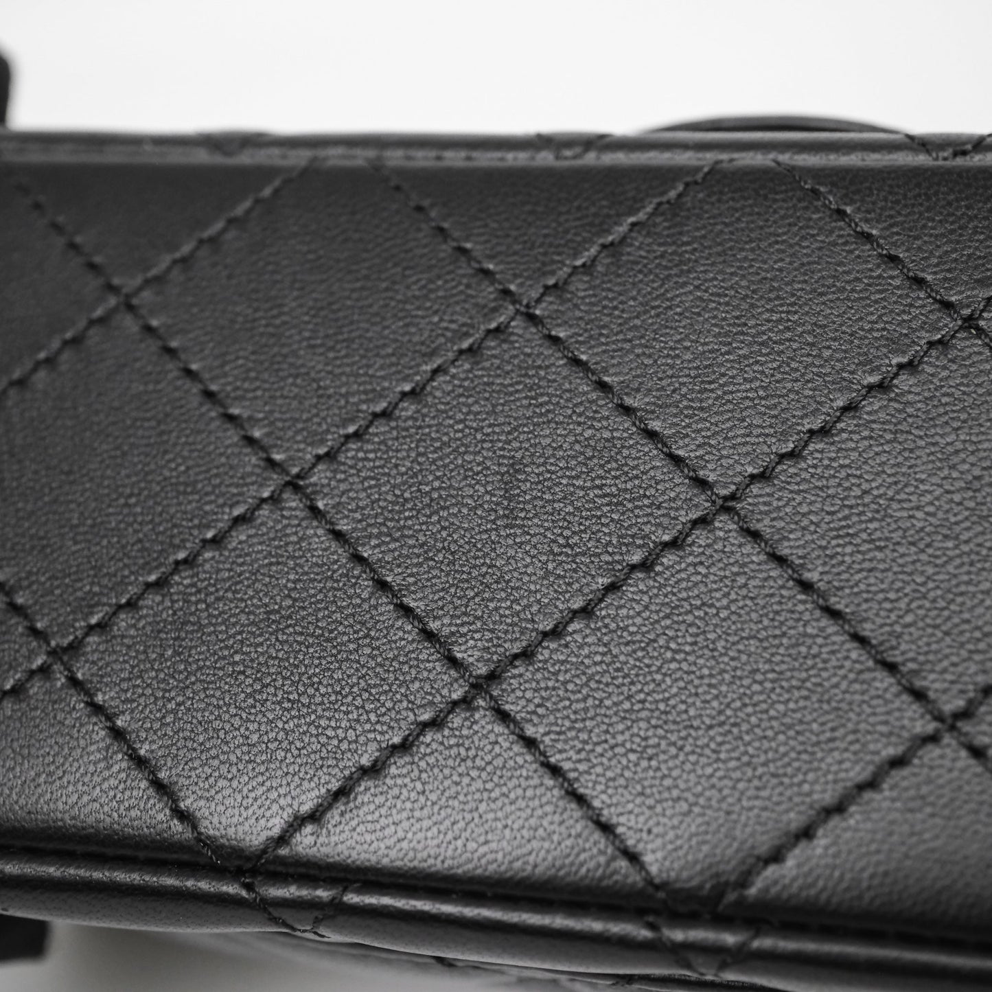 Chanel Mini Rectangular Flap with Camellia Adjustable Chain Black Lambskin Aged Gold Hardware