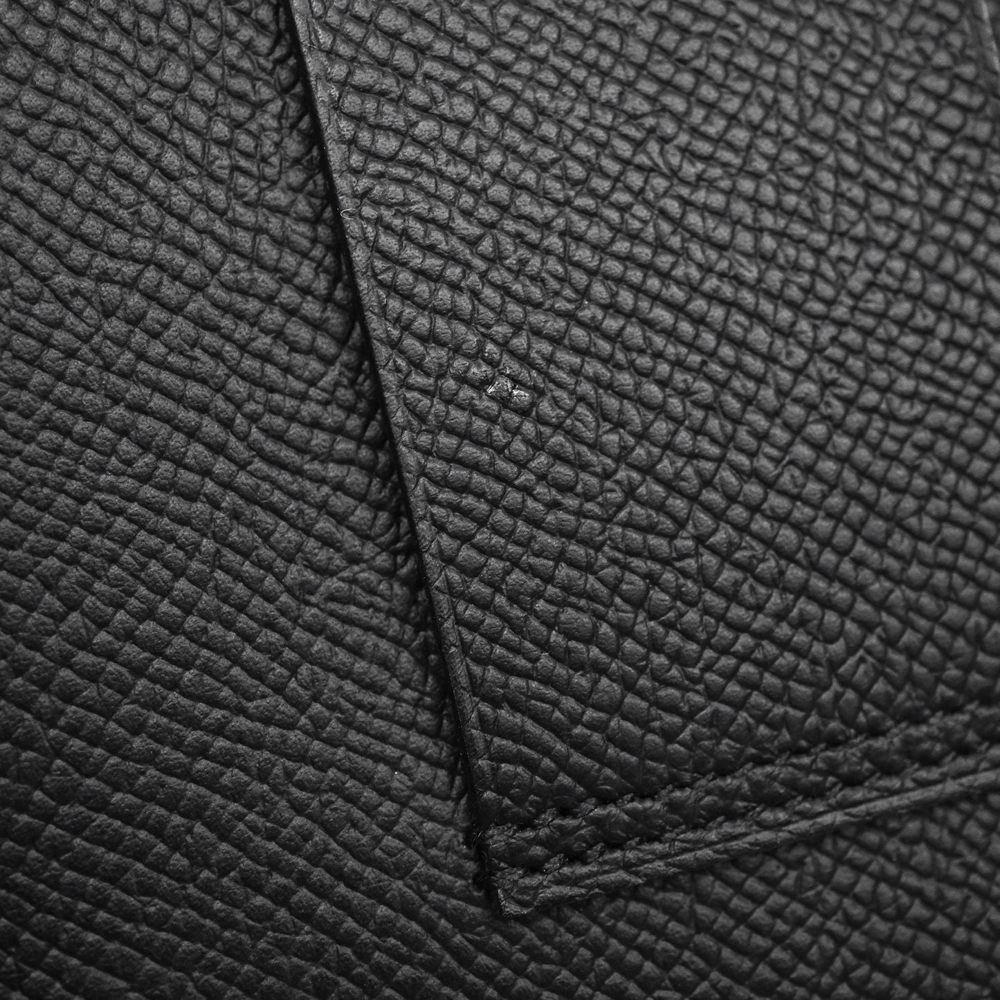 Hermès Constance Slim Wallet Noir 89 Epsom Palladium Hardware