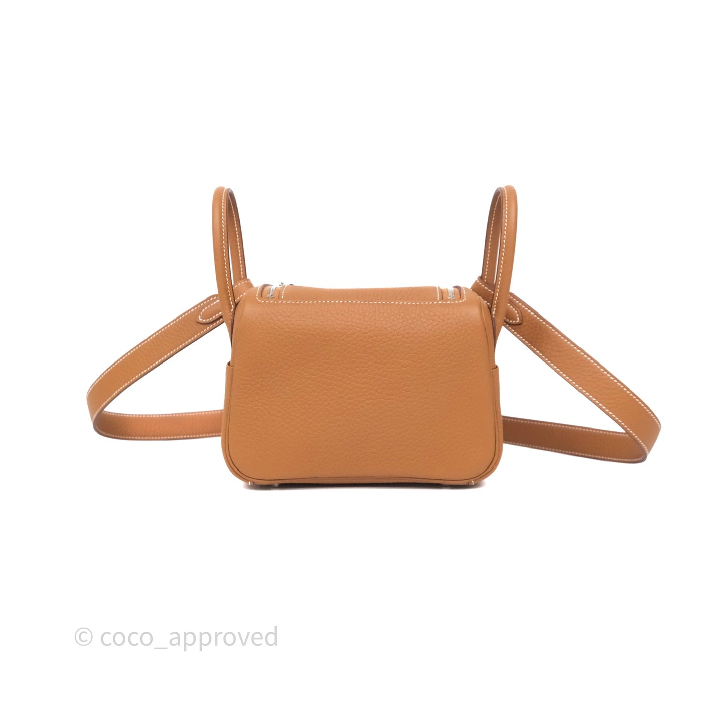 Hermès Mini Lindy II 20 Gold 37 Clemence Gold Hardware