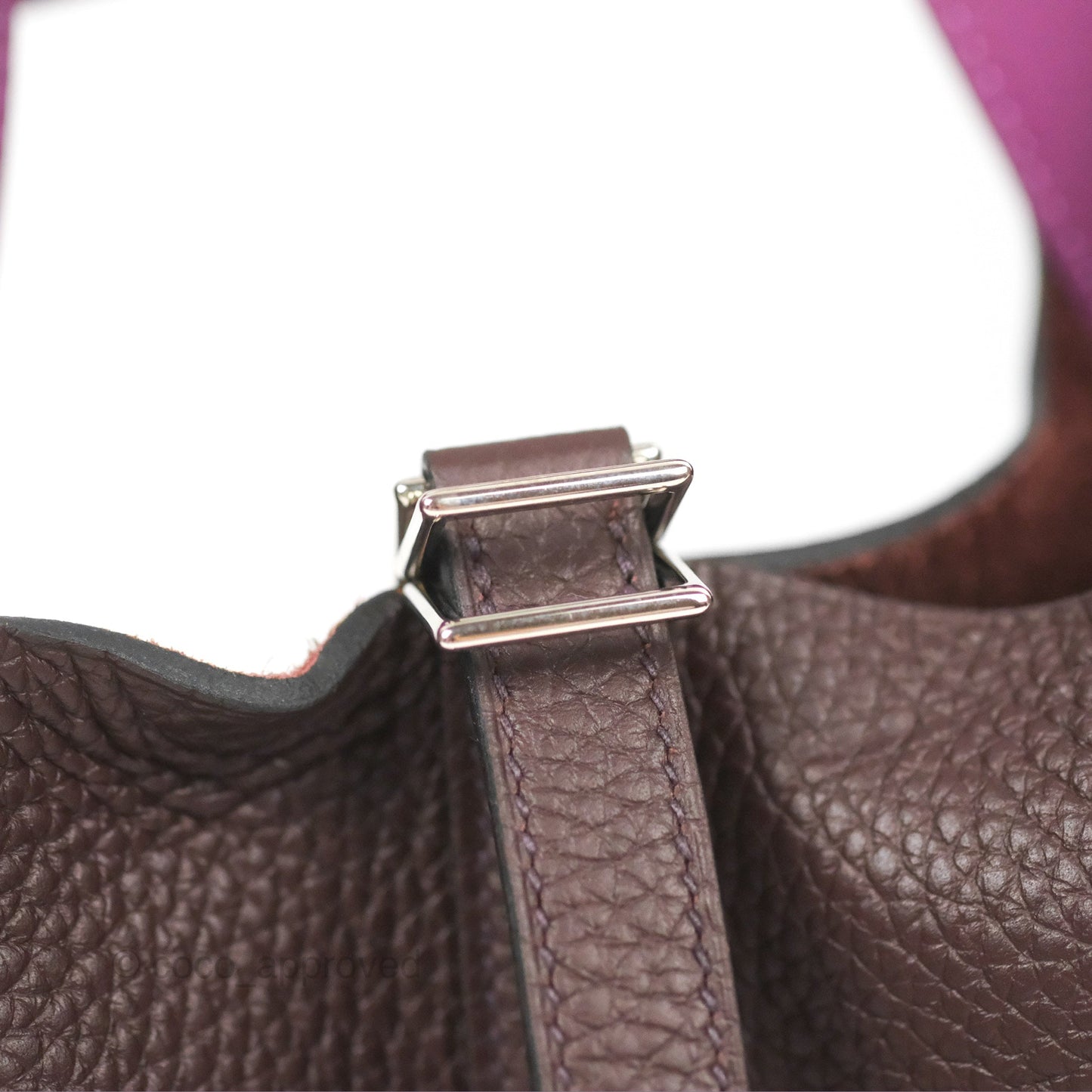 Hermès Picotin 18 Eclat Rouge Sellier/ Anemone Clemence Palladium Hardware