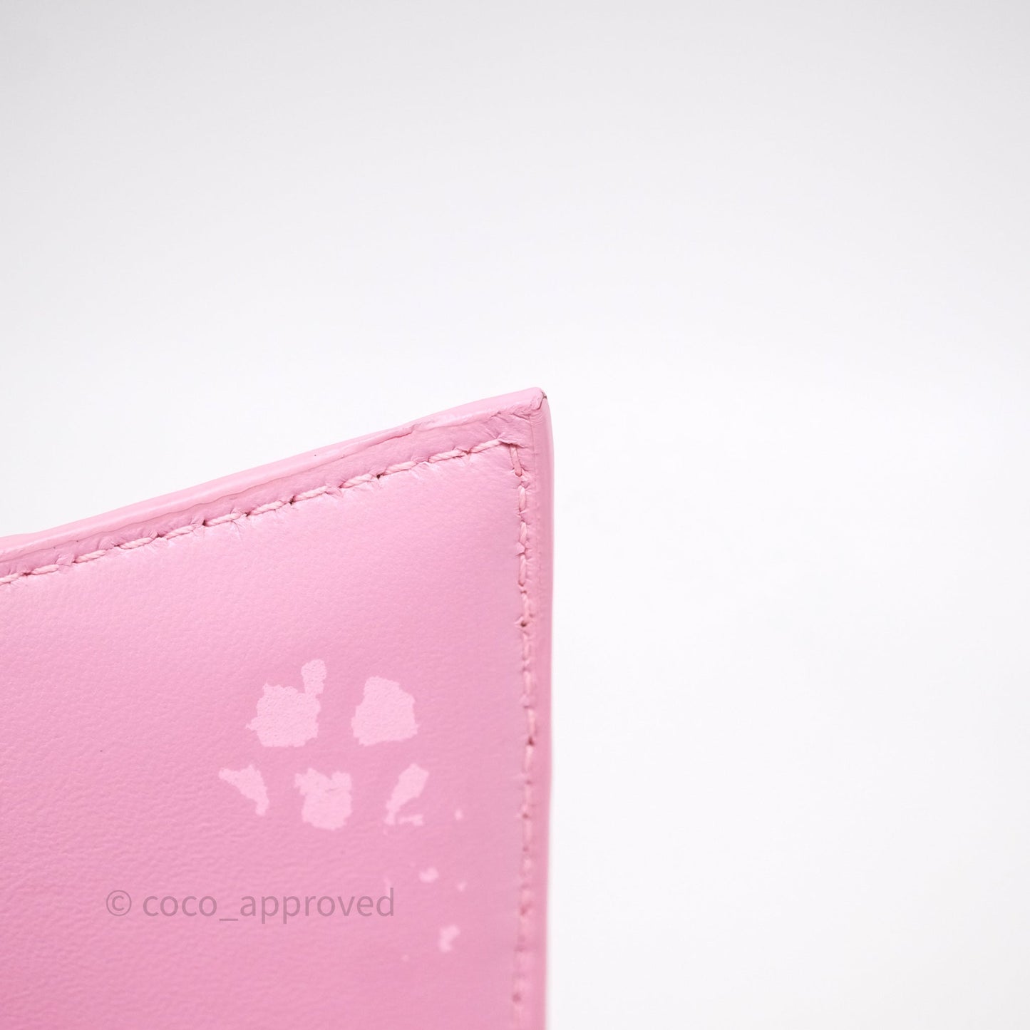 Balenciaga Small Hourglass Embossed Bag Pink