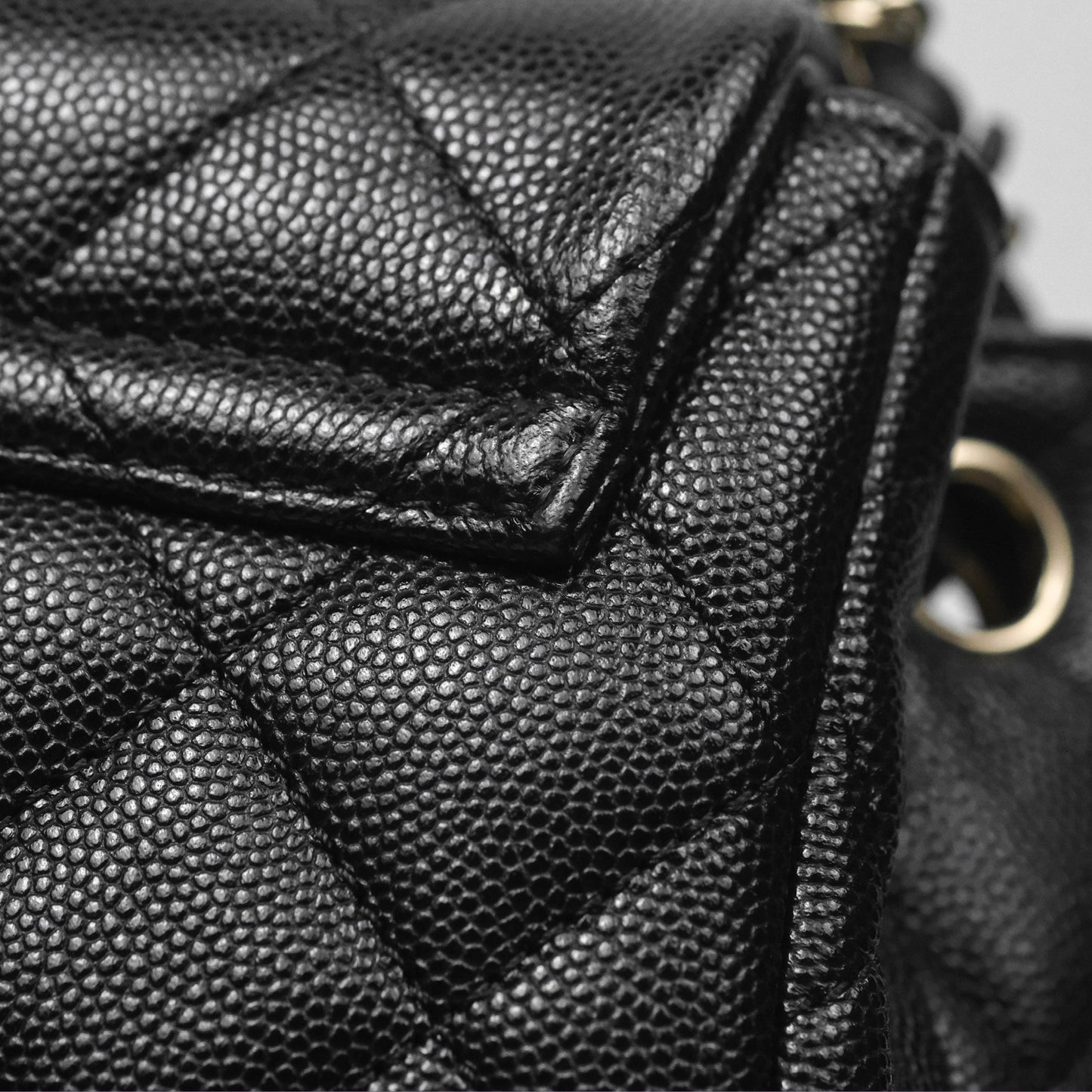 Chanel Small Urban Spirit Backpack Black Caviar Gold Hardware 23S