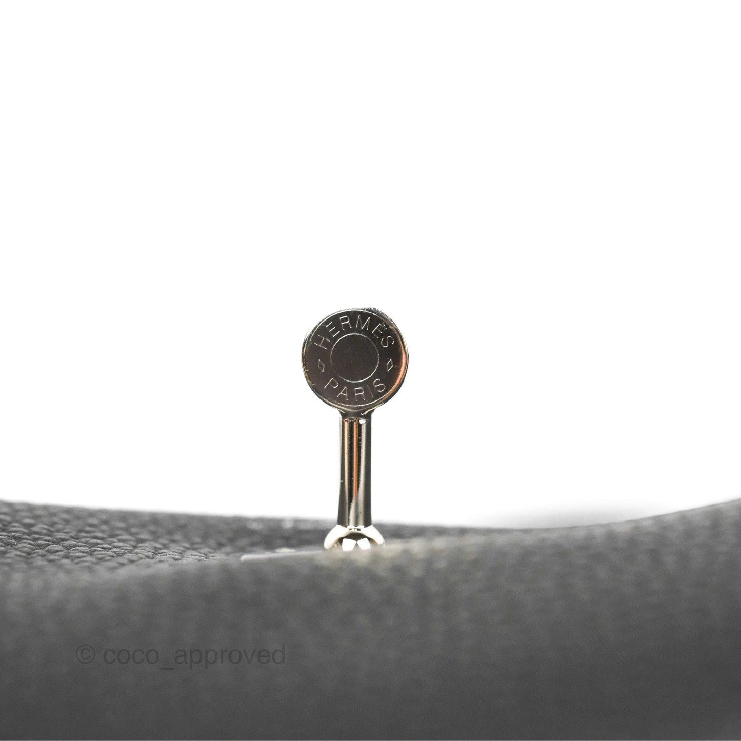 Hermès Lindy 26 Black Clemence Silver Hardware