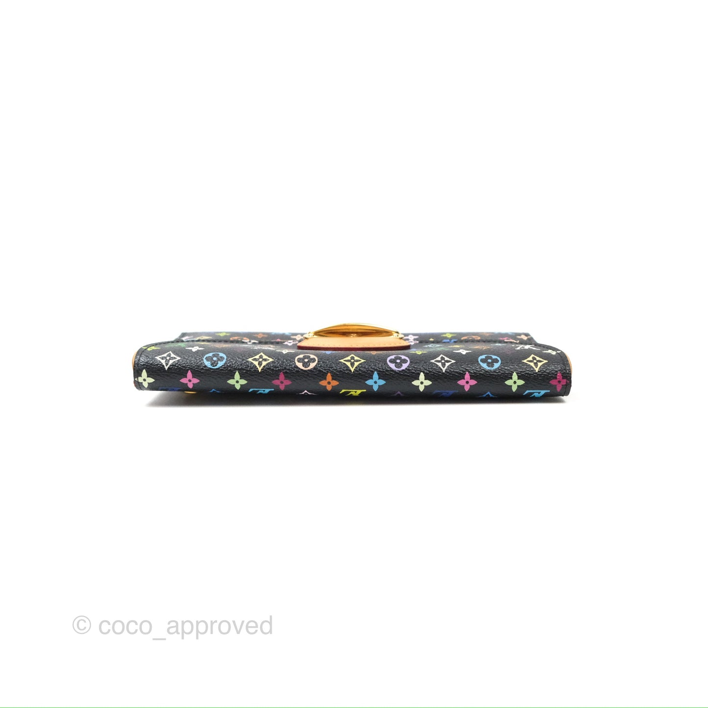 Louis Vuitton Multicolor Monogram Eugenie Wallet Canvas Black