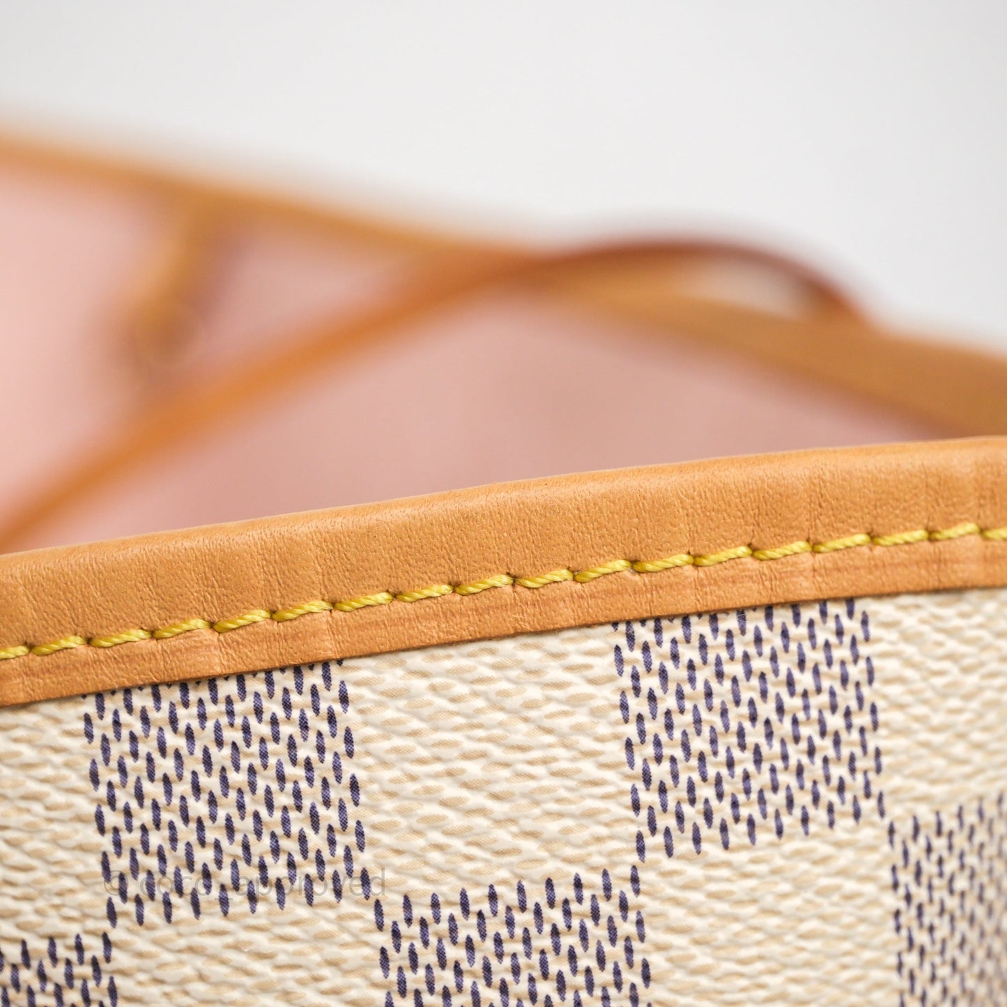 Louis Vuitton Neverfull MM Damier Azur Canvas Tote Bag