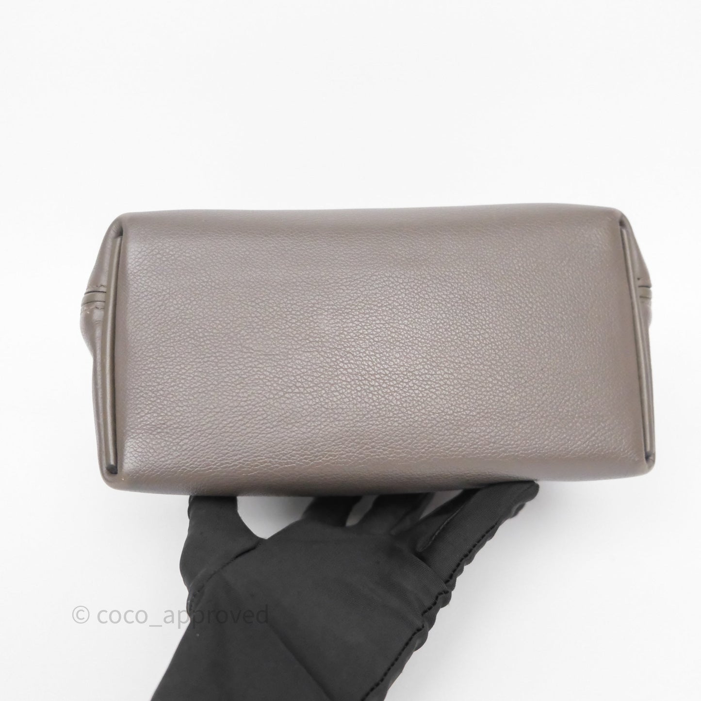Hermès 24/24 21 Mini Gris Etain 8F Evercolor/ Swift Gold Hardware
