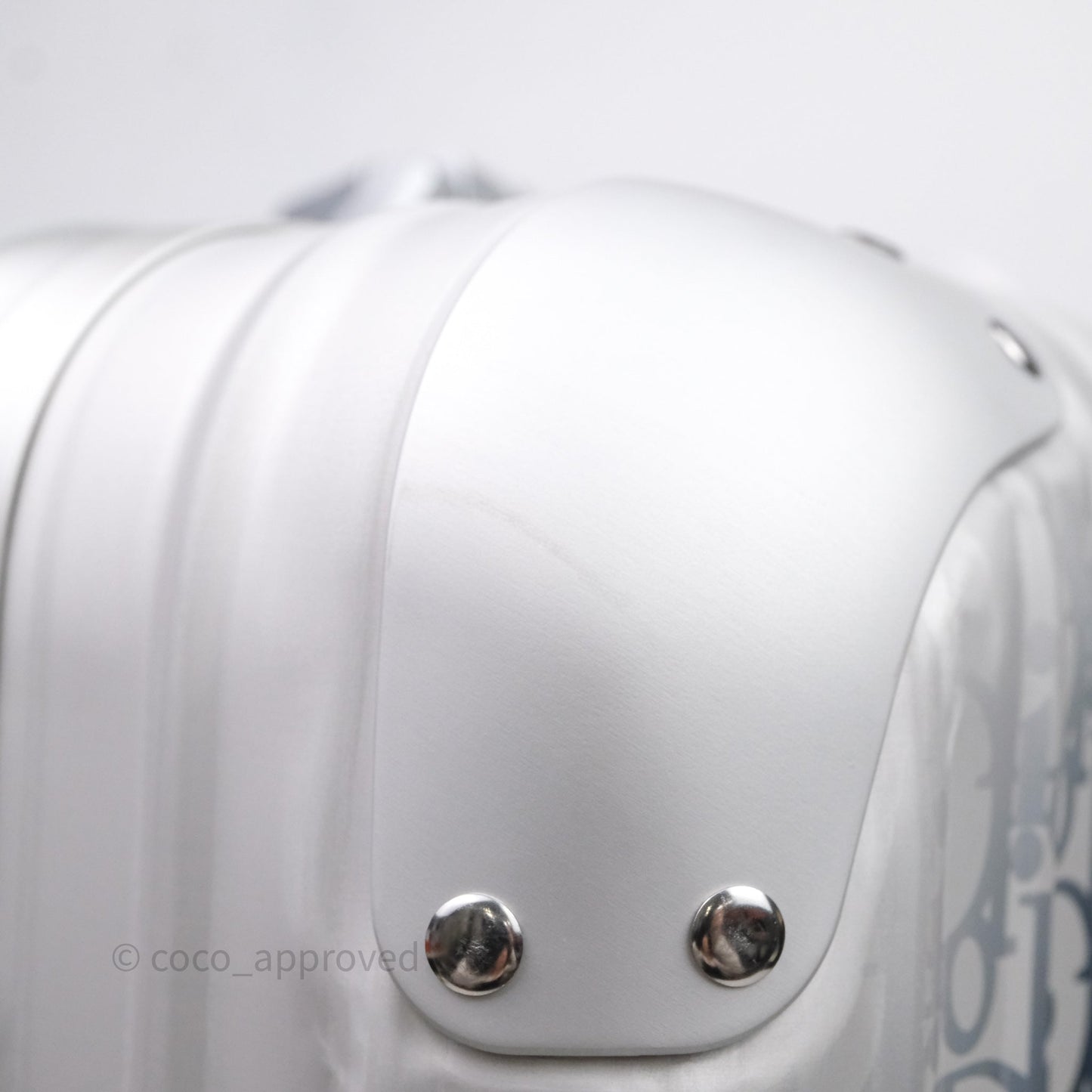 Dior x Rimowa Carry-On Suitcase Gradient Blue Dior Oblique Aluminum