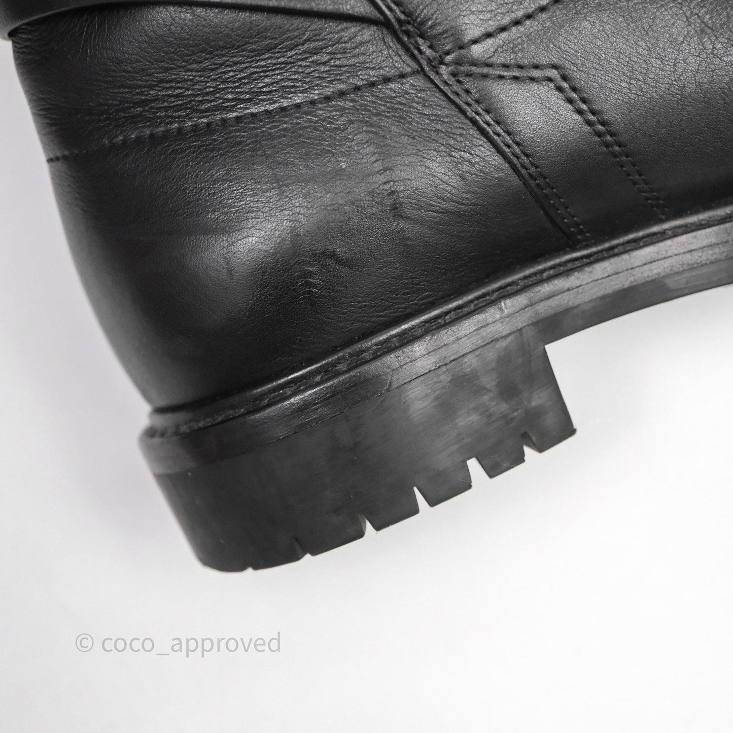 Christian Dior Empreinte Ankle Boot Black Calfskin