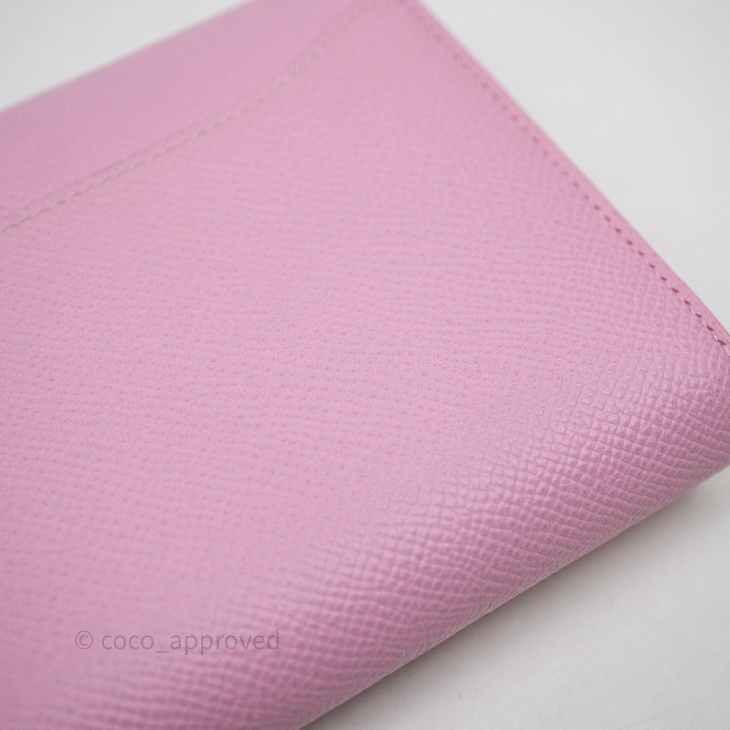 Hermès Constance To Go Wallet Mauve Sylvestre X9 Epsom Palladium hardware