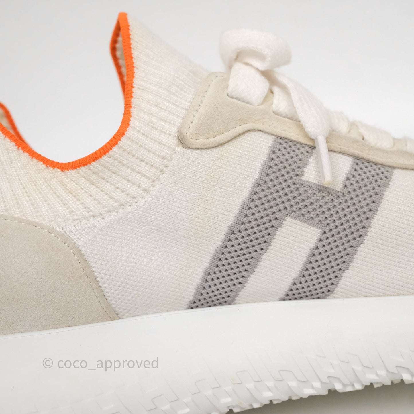 Hermès Crew Sneaker White Size 38