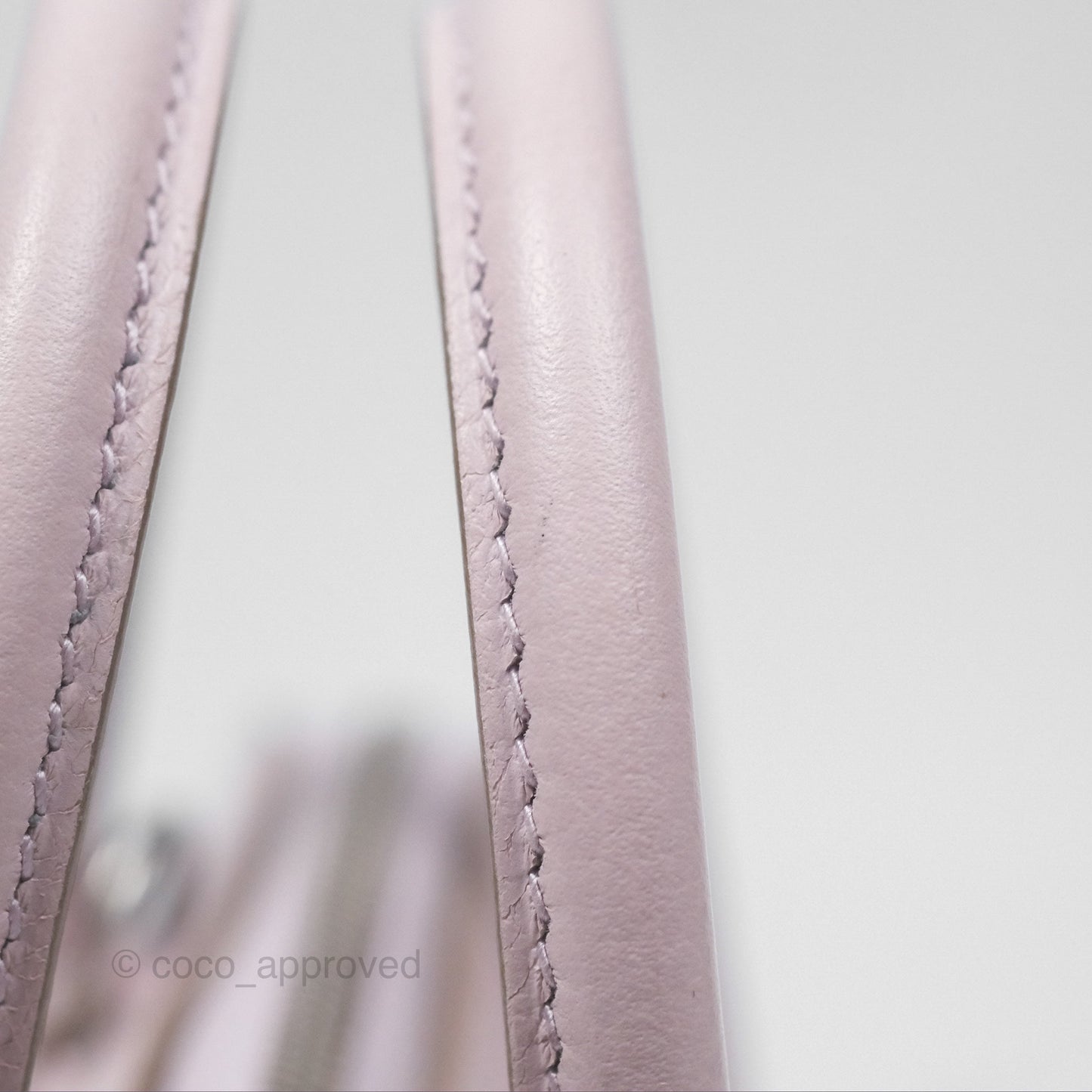 Hermès Bolide Mini 1923 Verso Evercolor Mauve Pale 09/ Caramel 28 Palladium Hardware