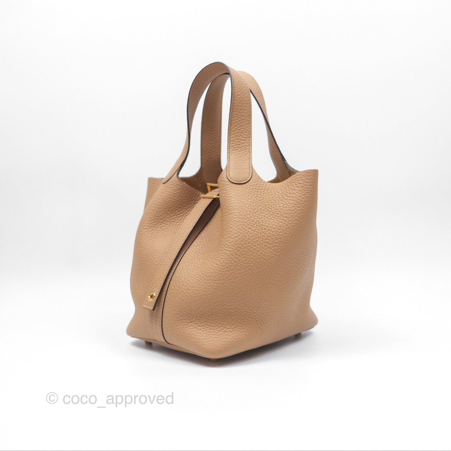 Hermès Picotin Lock 18 Chai 0M Taurillon Clemence Gold Hardware