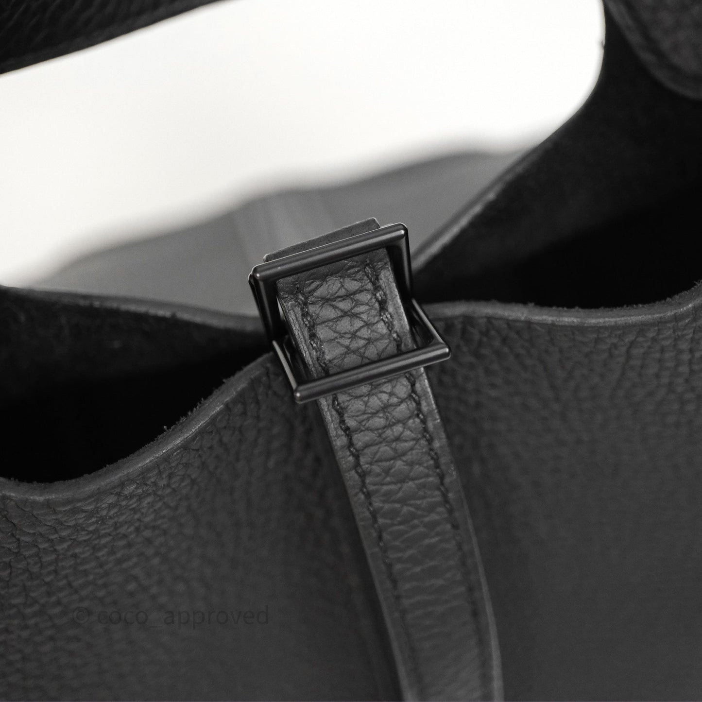 Hermès Picotin 18 Black Noir Clemence So Black Hardware