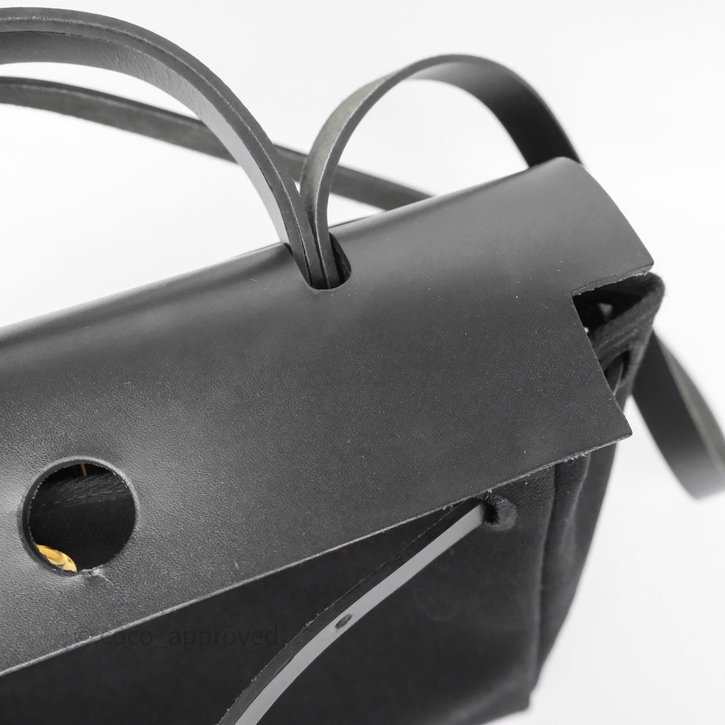 Hermès Herbag Zip 31 Noir 89 Canvas Gold Hardware