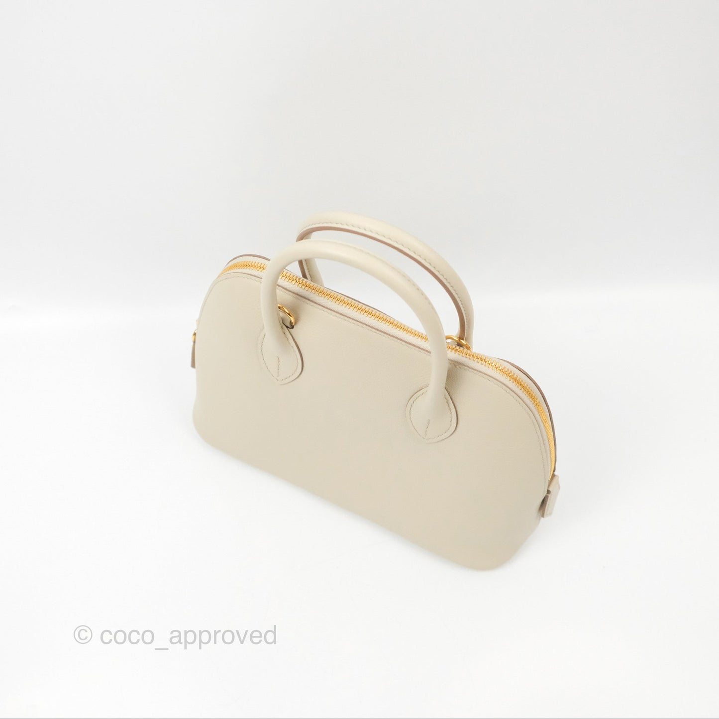 Hermès Bolide 1923 25 Beton Evercolor Gold Hardware