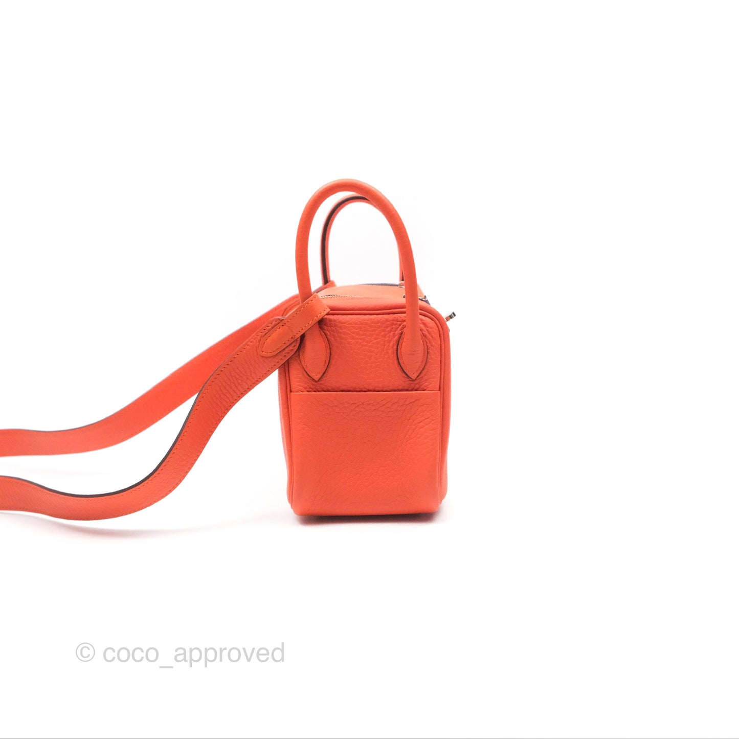 Hermès Mini Lindy 20 Clemence Palladium Hardware