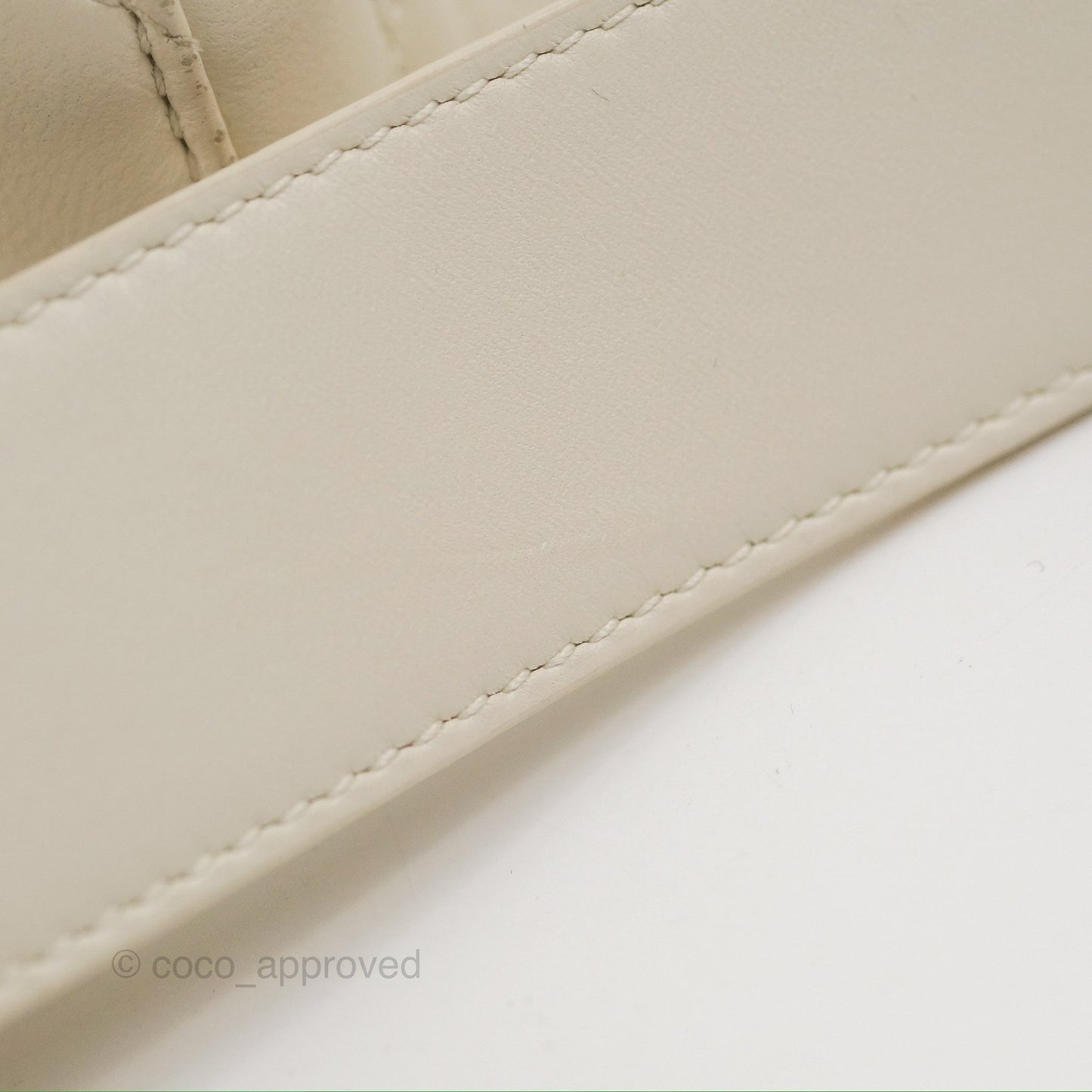 Christian Dior My ABCDior Lady Dior White Cannage Lambskin Gold Hardware