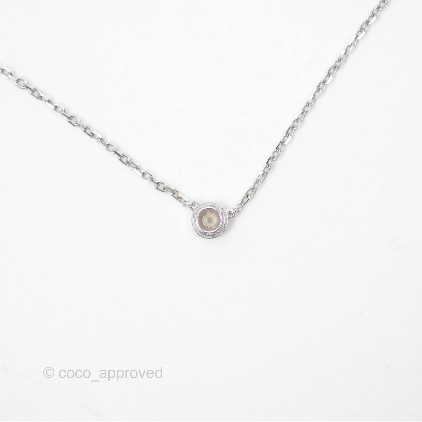 Cartier d'Amour Necklace XS Diamond 18K White Gold