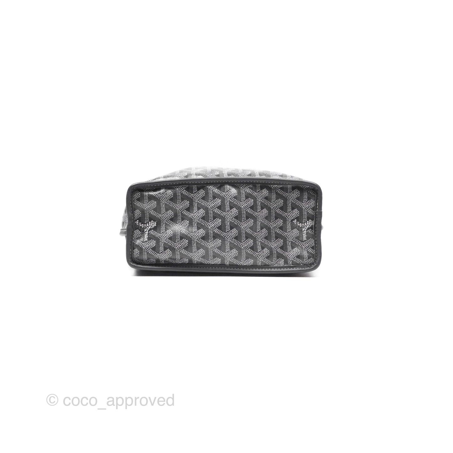 Goyard Anjou Mini Bag Goyardine Canvas Grey