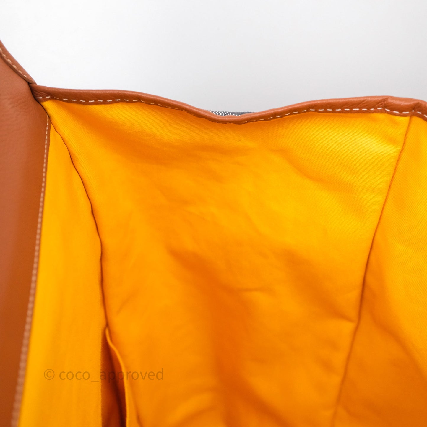 Goyard Saint Léger Backpack Black/ Tan