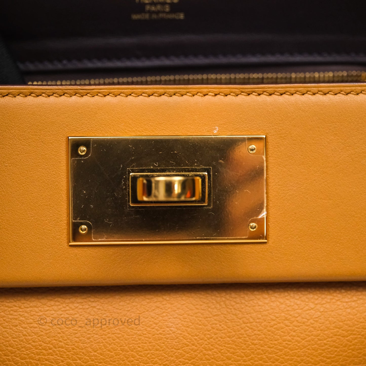 Hermès 24/24 21 Mini Caramel/Sesame/Rouge Sellier Gold Hardware