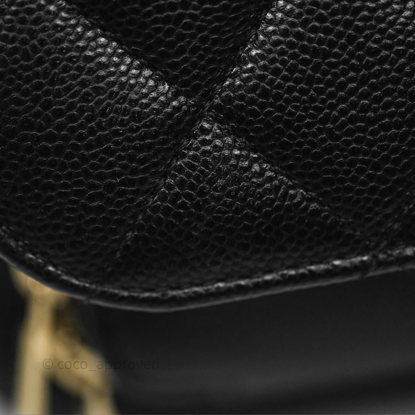 Chanel Quilted Small Business Affinity Flap Black Caviar Gold Hardware